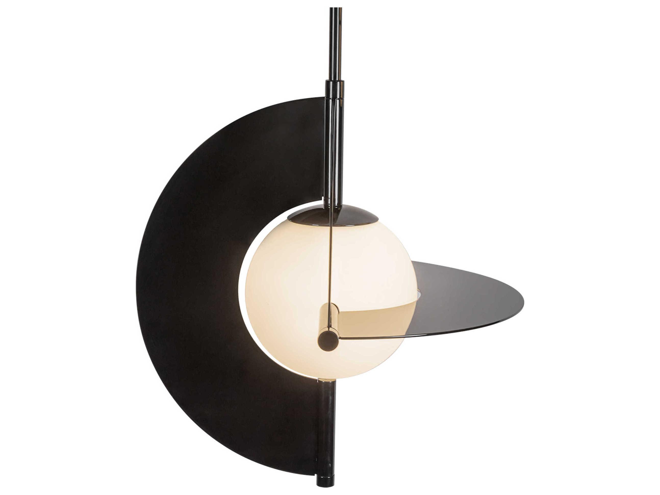 Kuzco Lighting Scorpio Glossy Black Geometric Chandelier