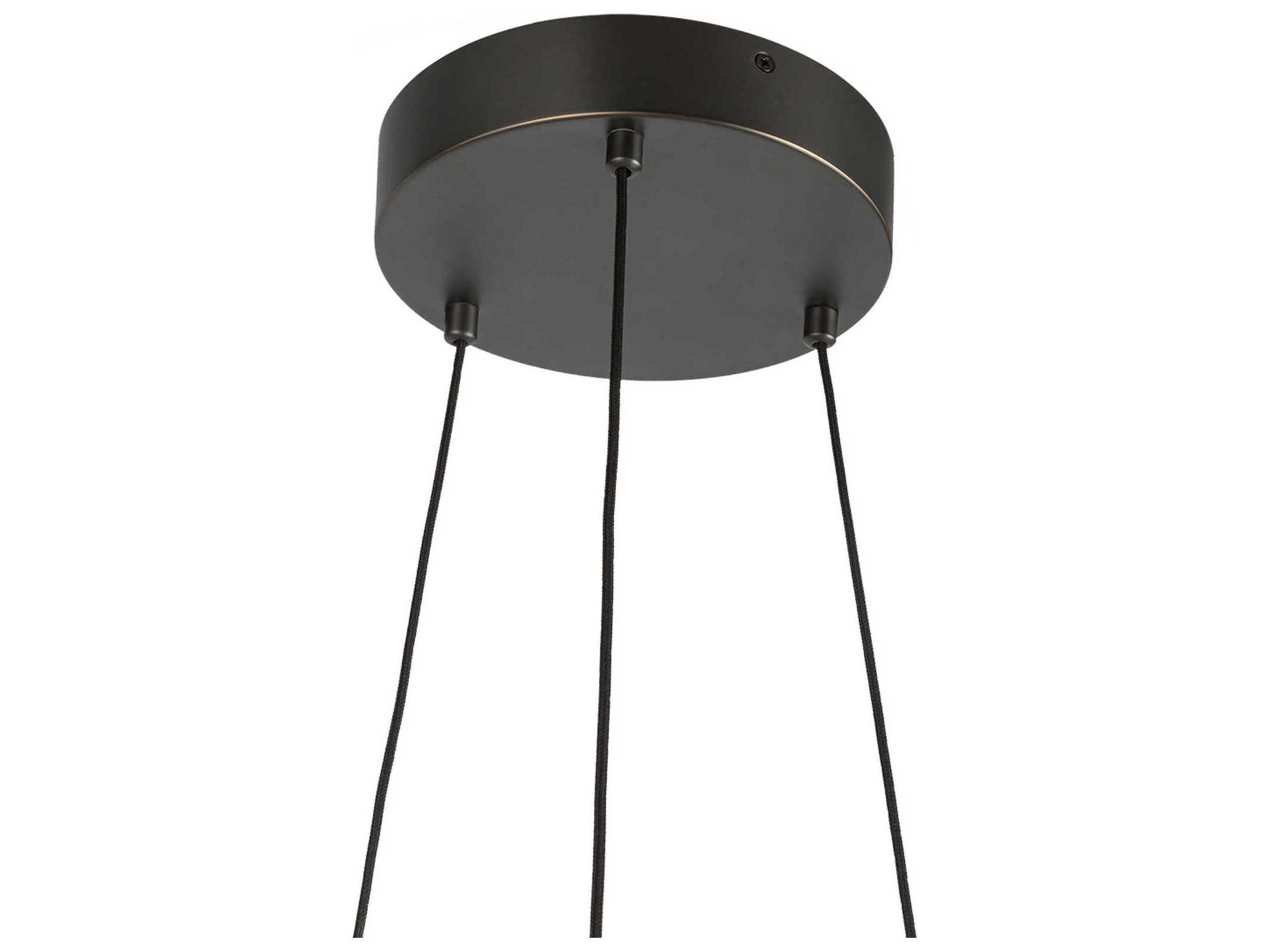 Kuzco Lighting Lex Urban Bronze Linear Chandelier