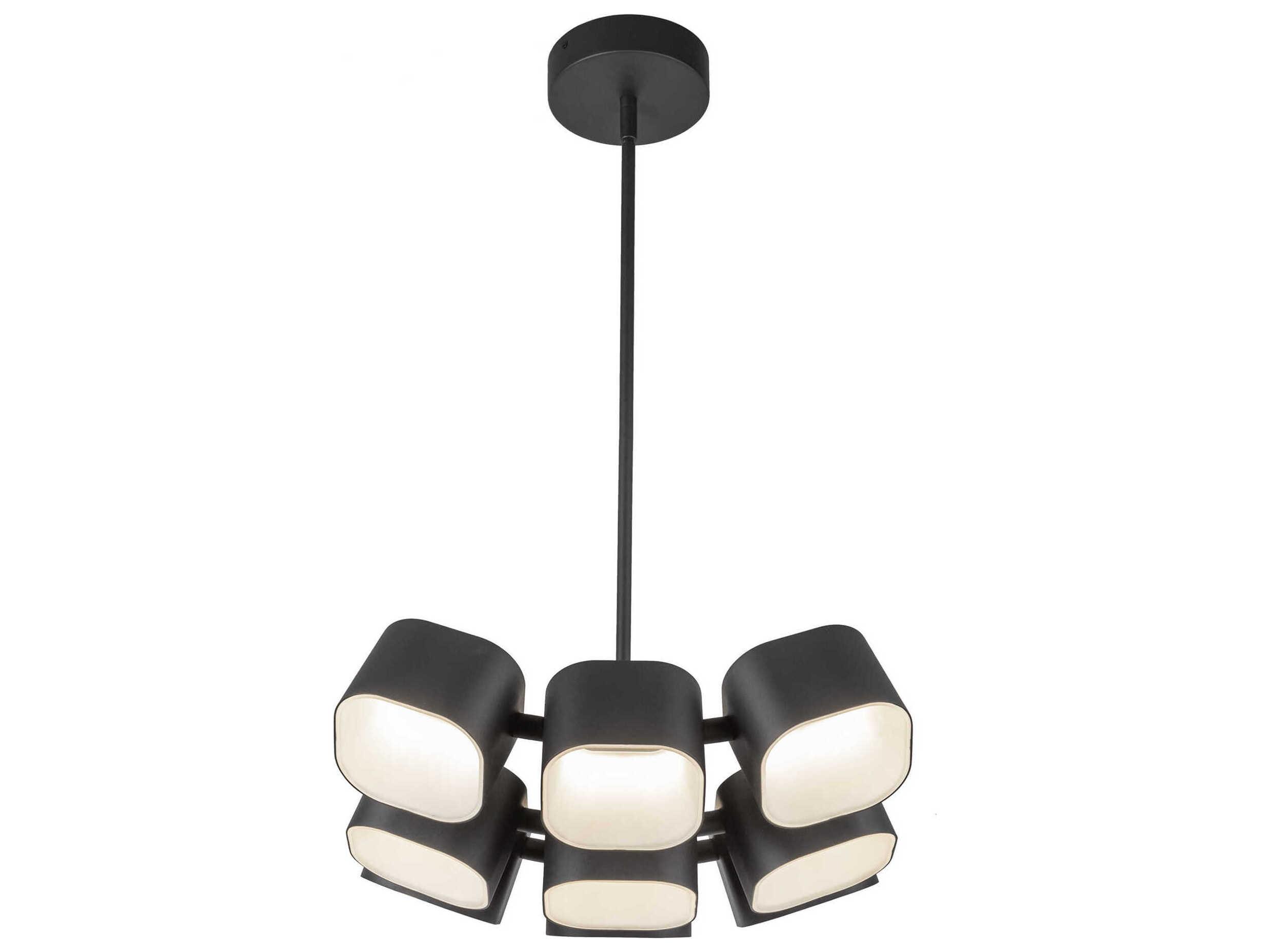 Kuzco Lighting Arena Black Geometric Pendant