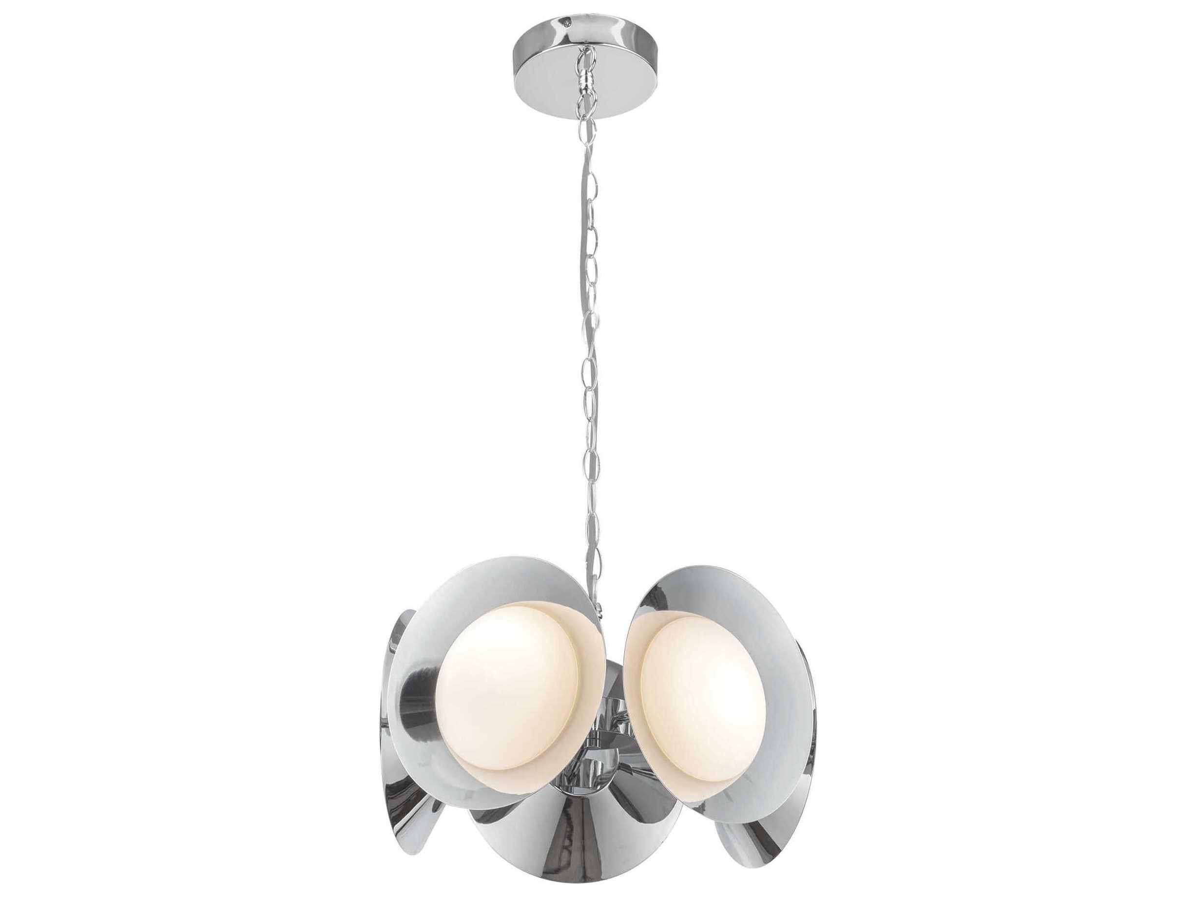Kuzco Lighting Cleo Chrome Round Chandelier