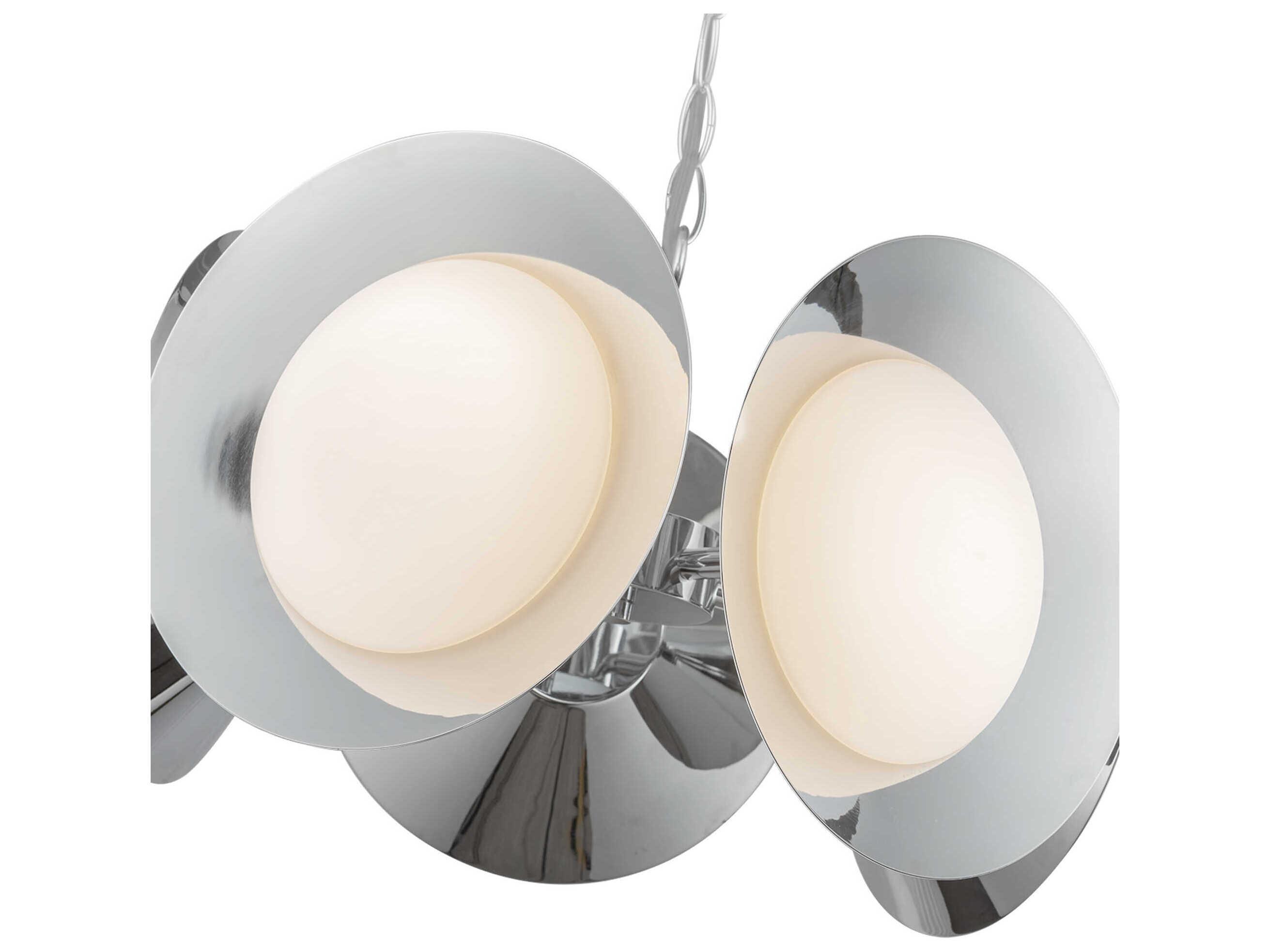 Kuzco Lighting Cleo Chrome Round Chandelier