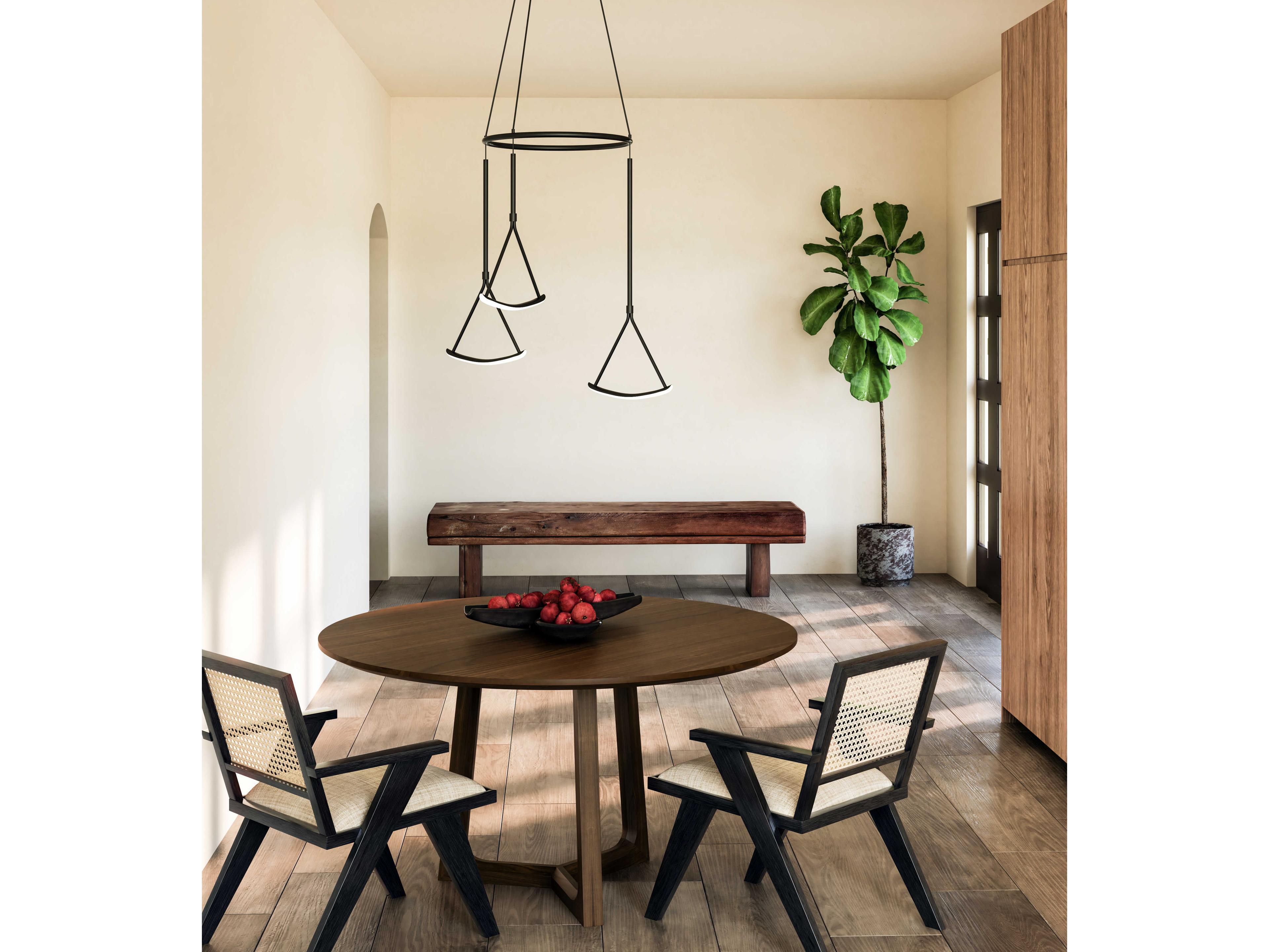 Kuzco Lighting Mobil Black Geometric Chandelier