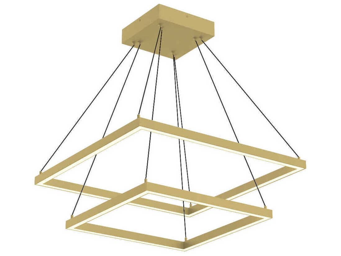 Kuzco Lighting Piazza Brushed Gold Chandelier
