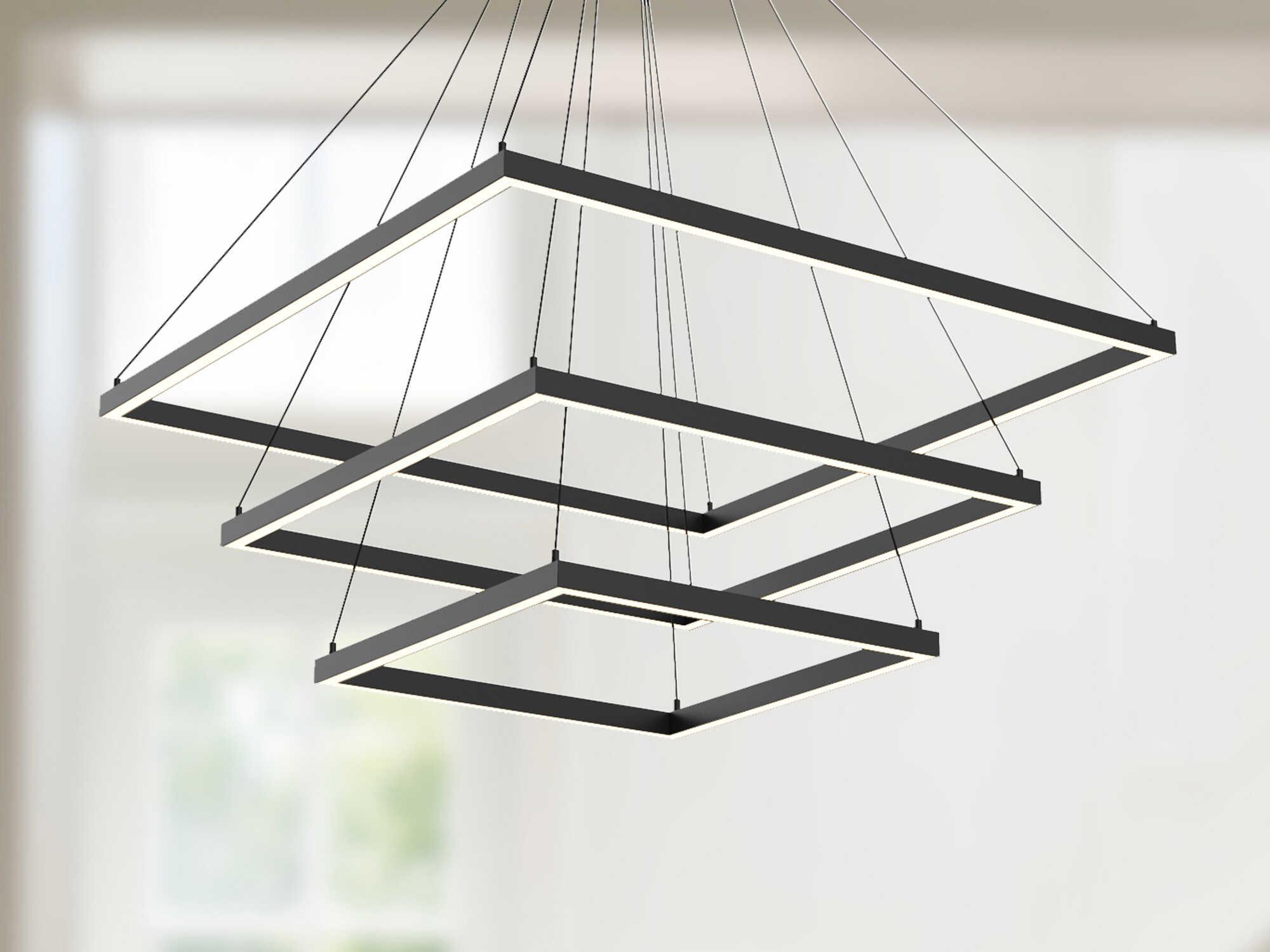 Kuzco Lighting Piazza Black Chandelier