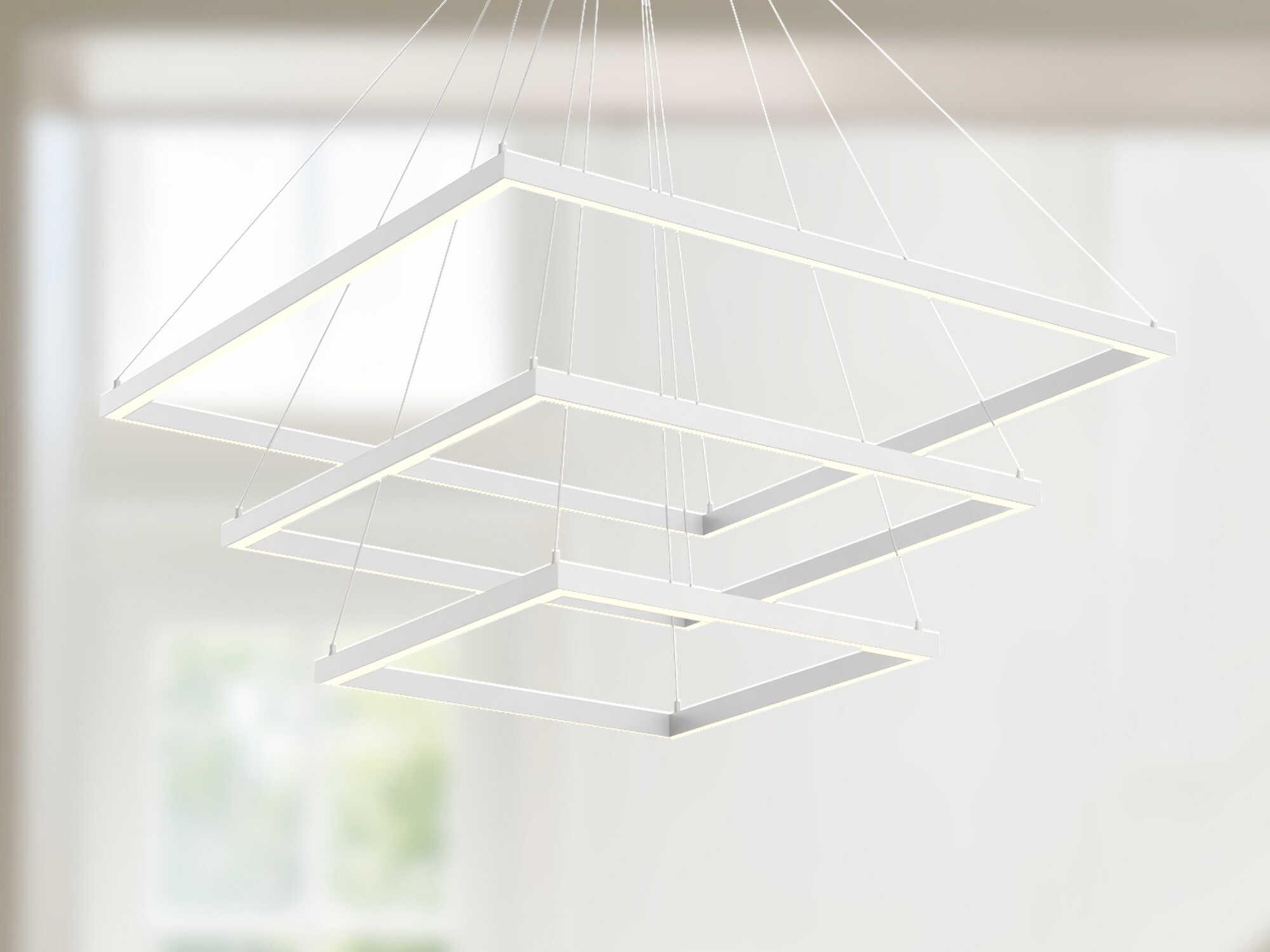 Kuzco Lighting Piazza White Chandelier