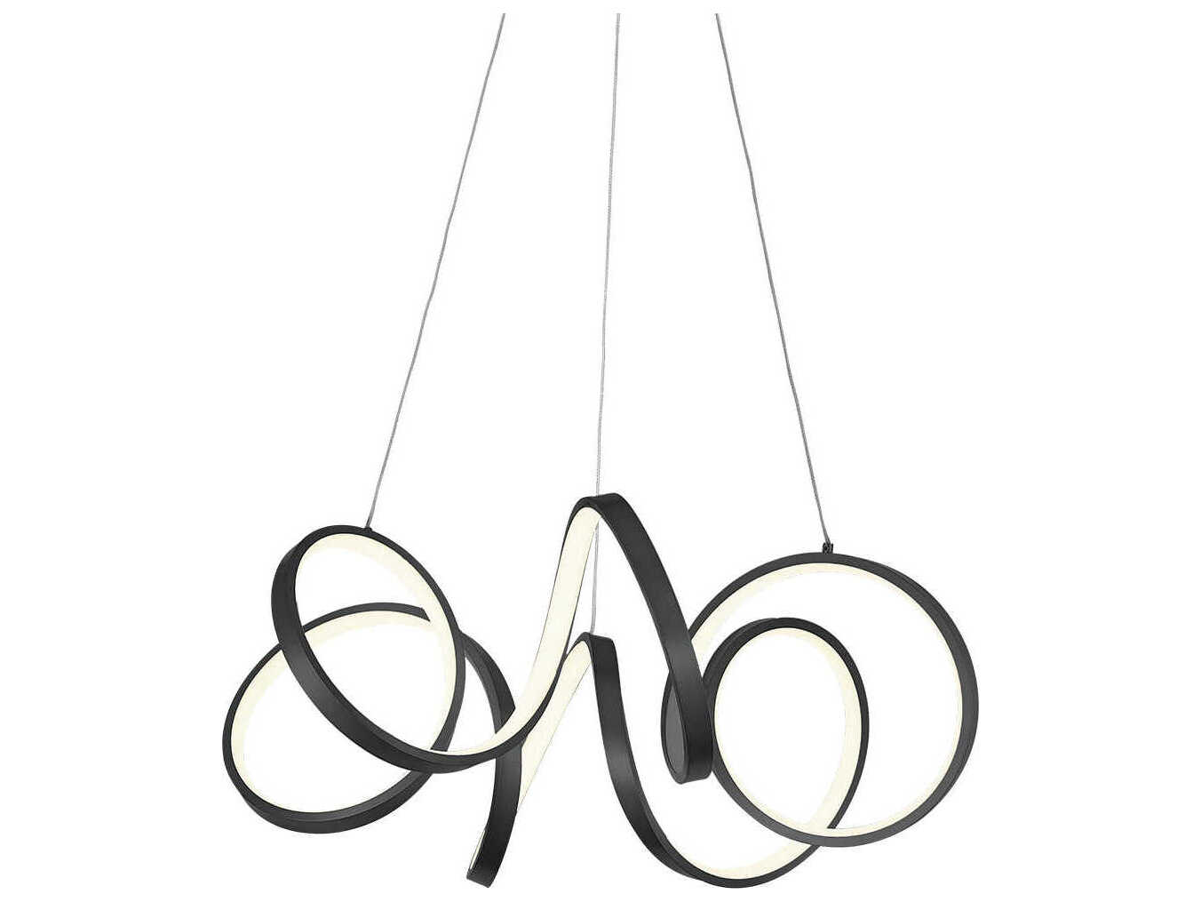 Kuzco Lighting Synergy Black Chandelier