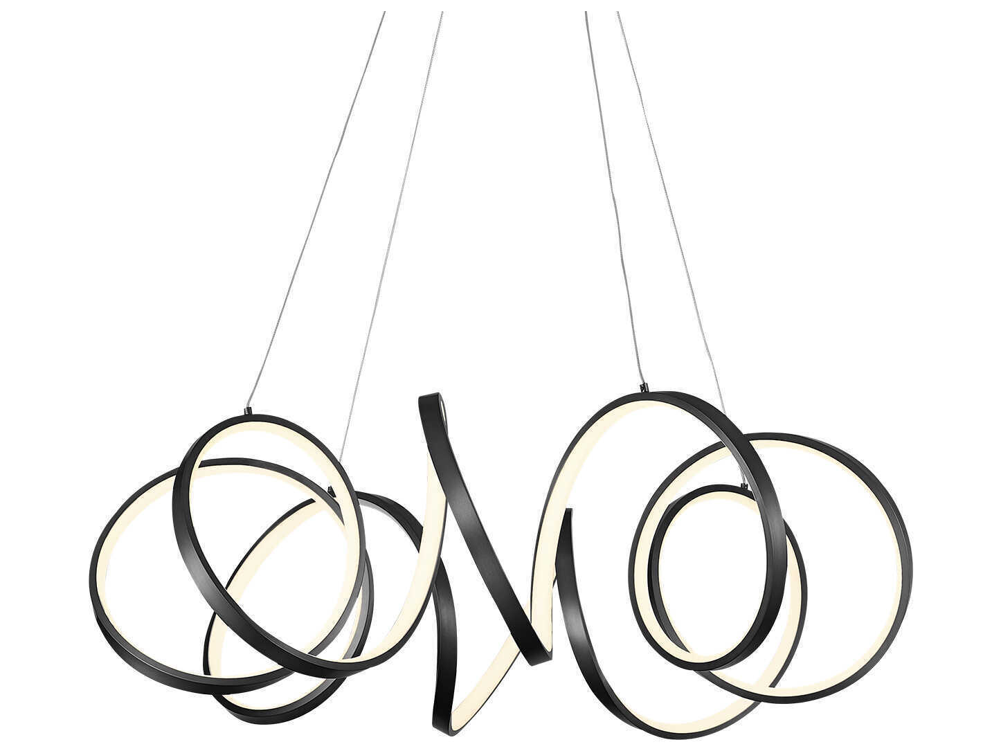 Kuzco Lighting Synergy Black Chandelier