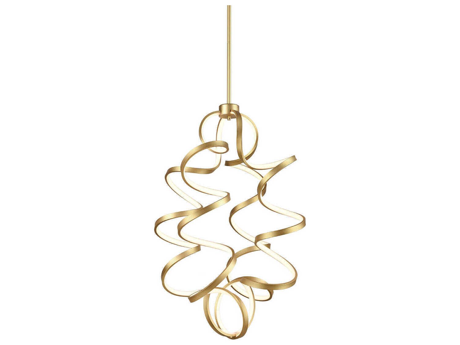 Kuzco Lighting Synergy Antique Brass Chandelier