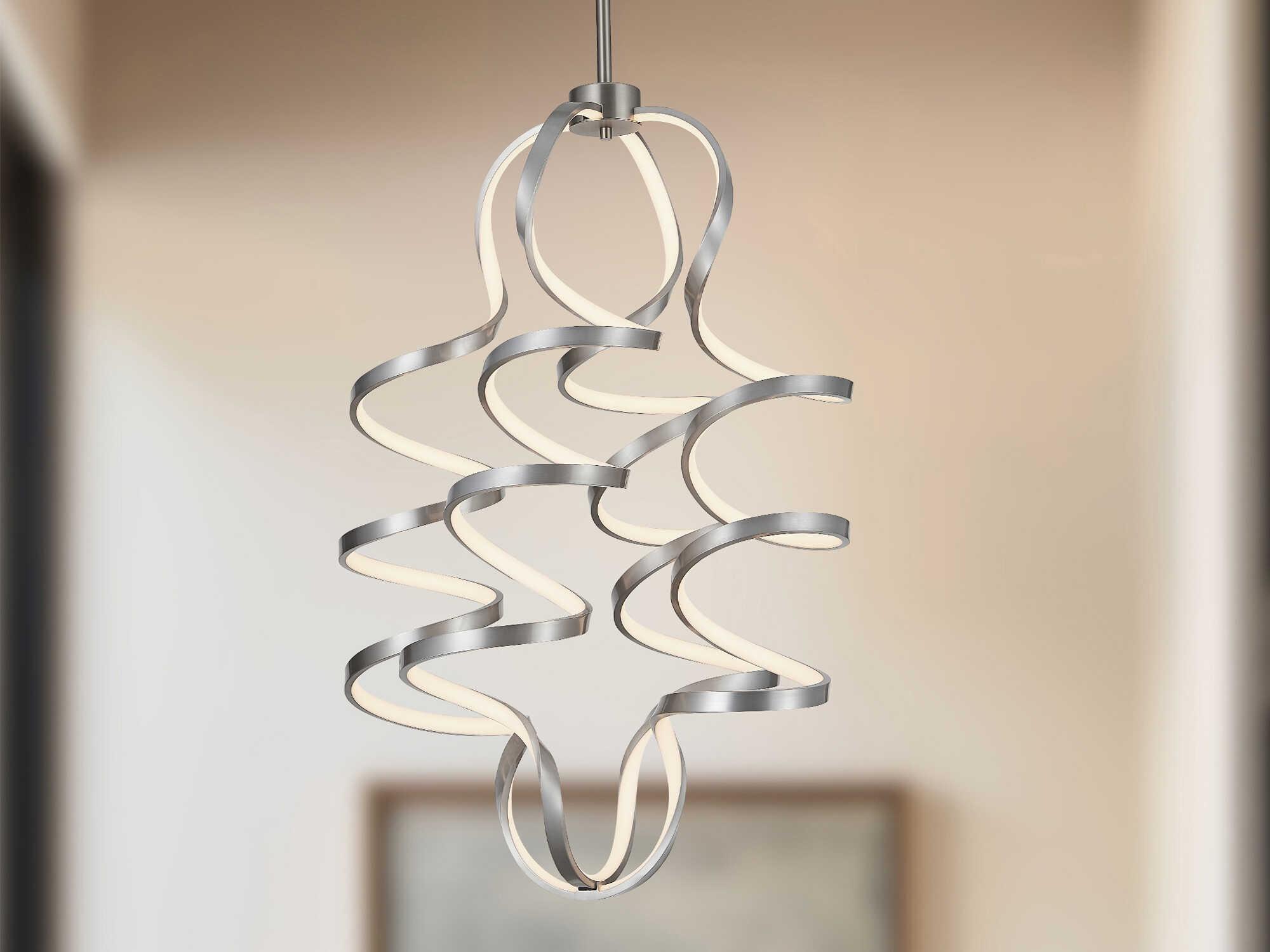 Kuzco Lighting Synergy Antique Silver Chandelier