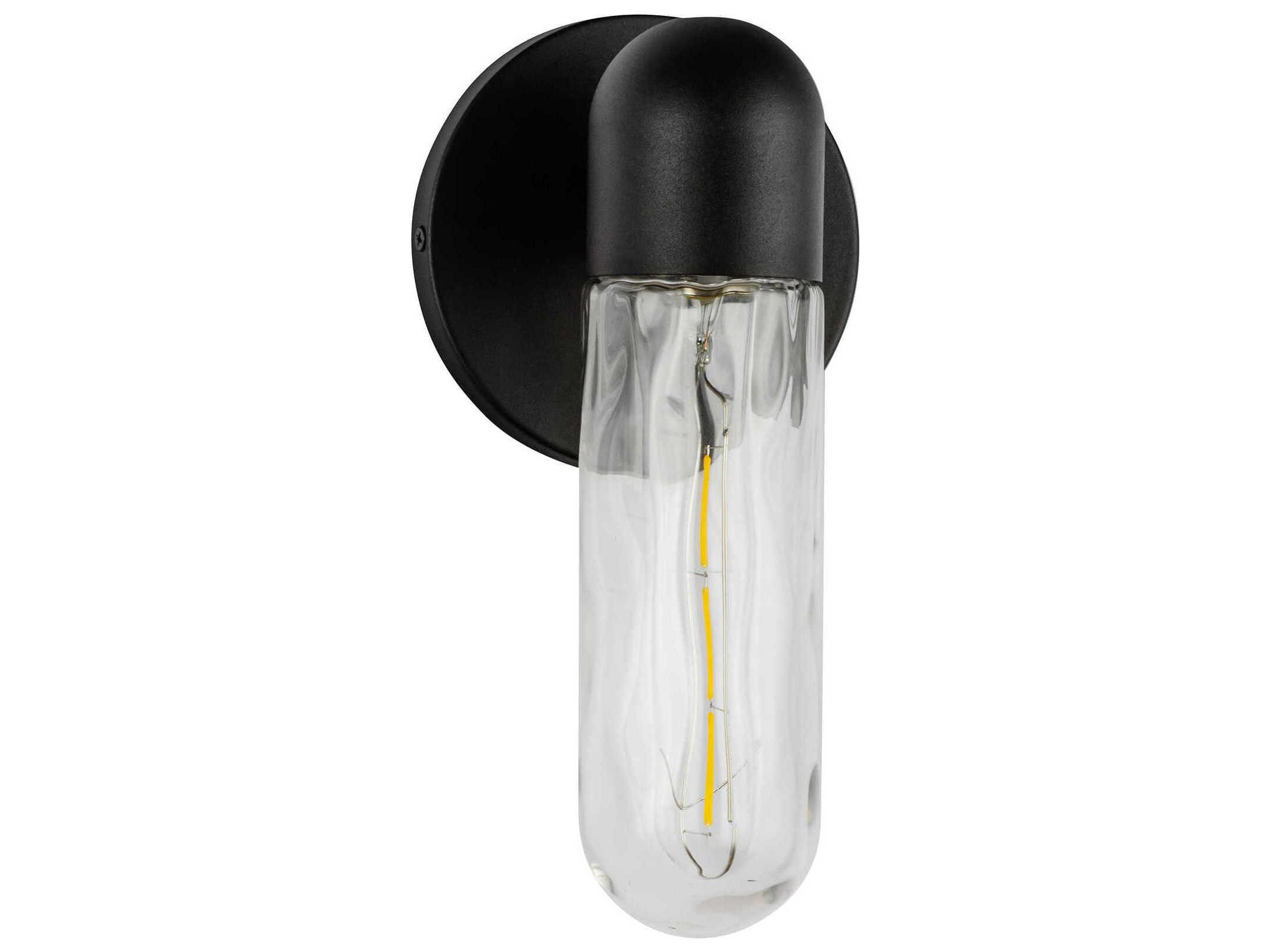 Kuzco Lighting Lima 1-Light Black Wall Sconce