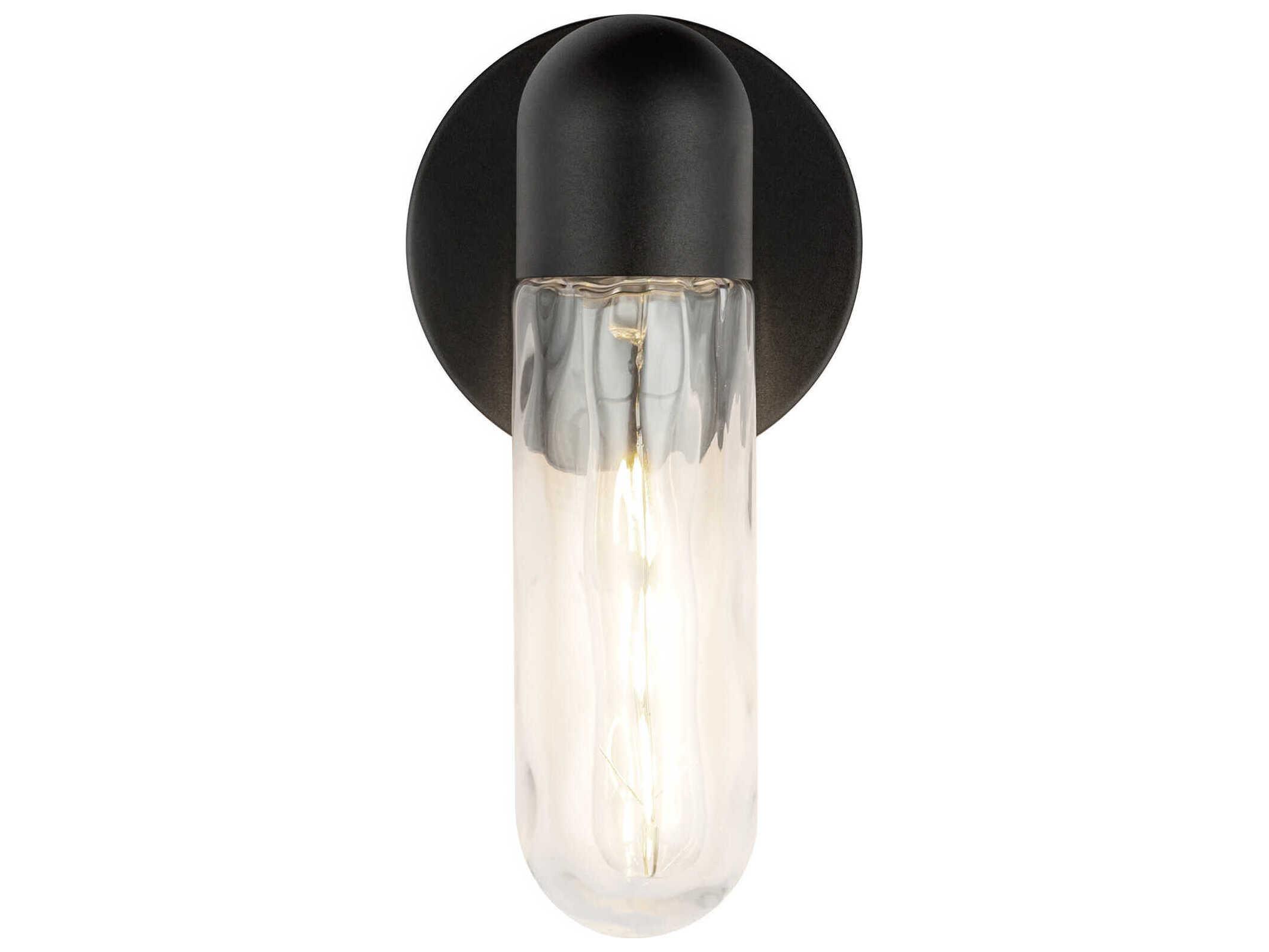 Kuzco Lighting Lima 1-Light Black Wall Sconce