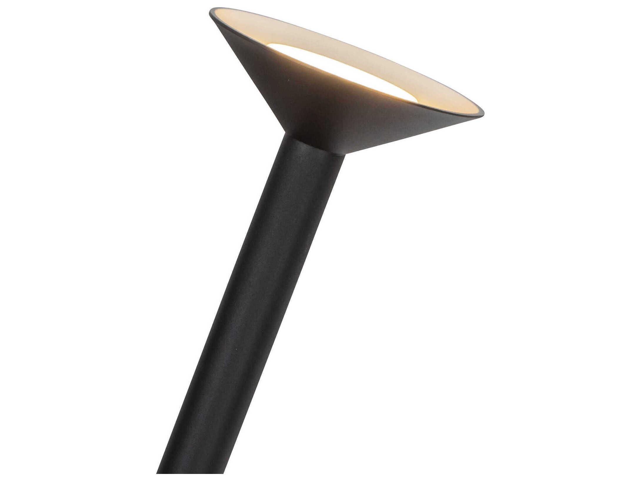 Kuzco Lighting Valor Black Clear Glass Floor Lamp