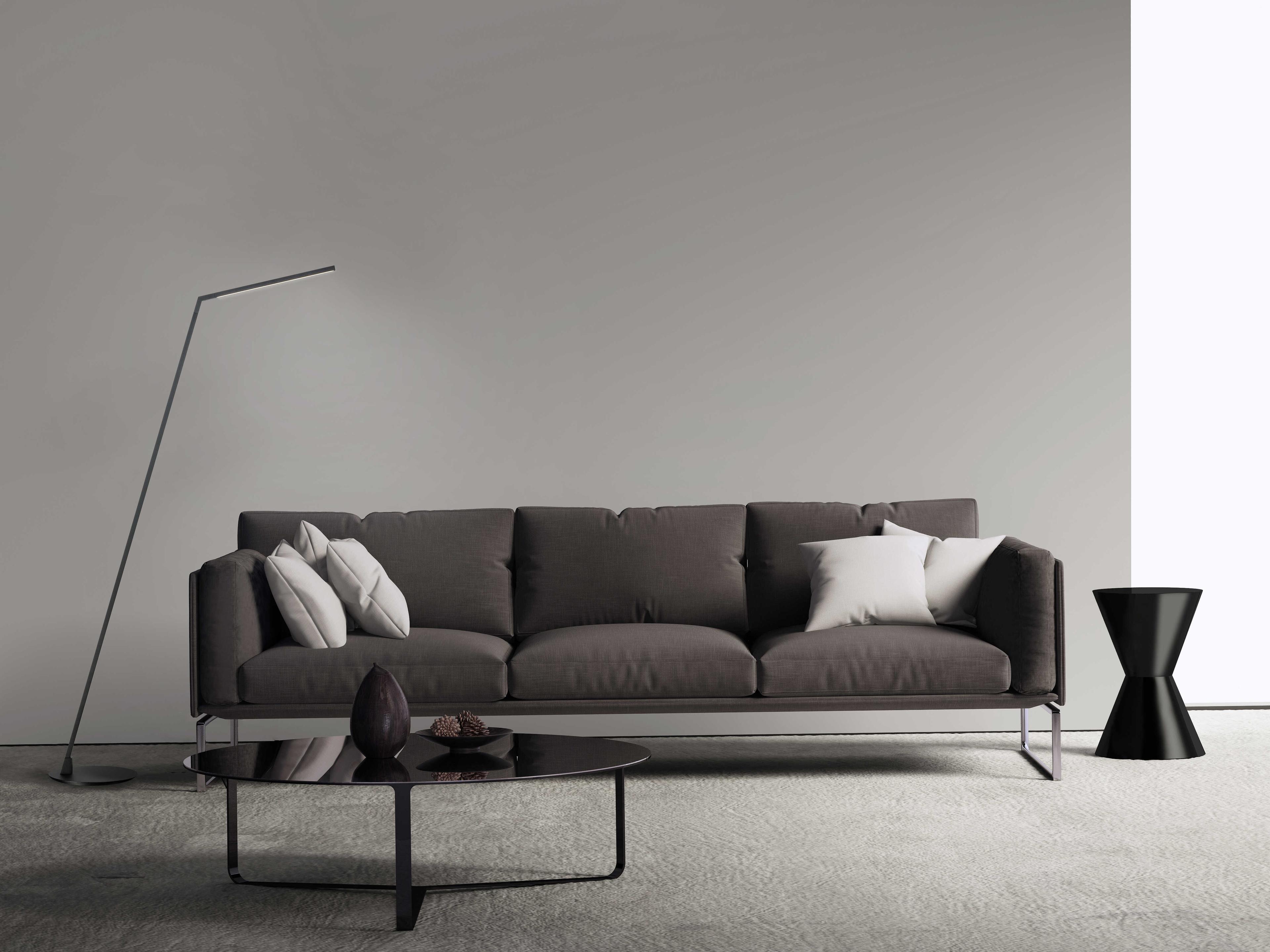 Kuzco Lighting Miter Black Floor Lamp