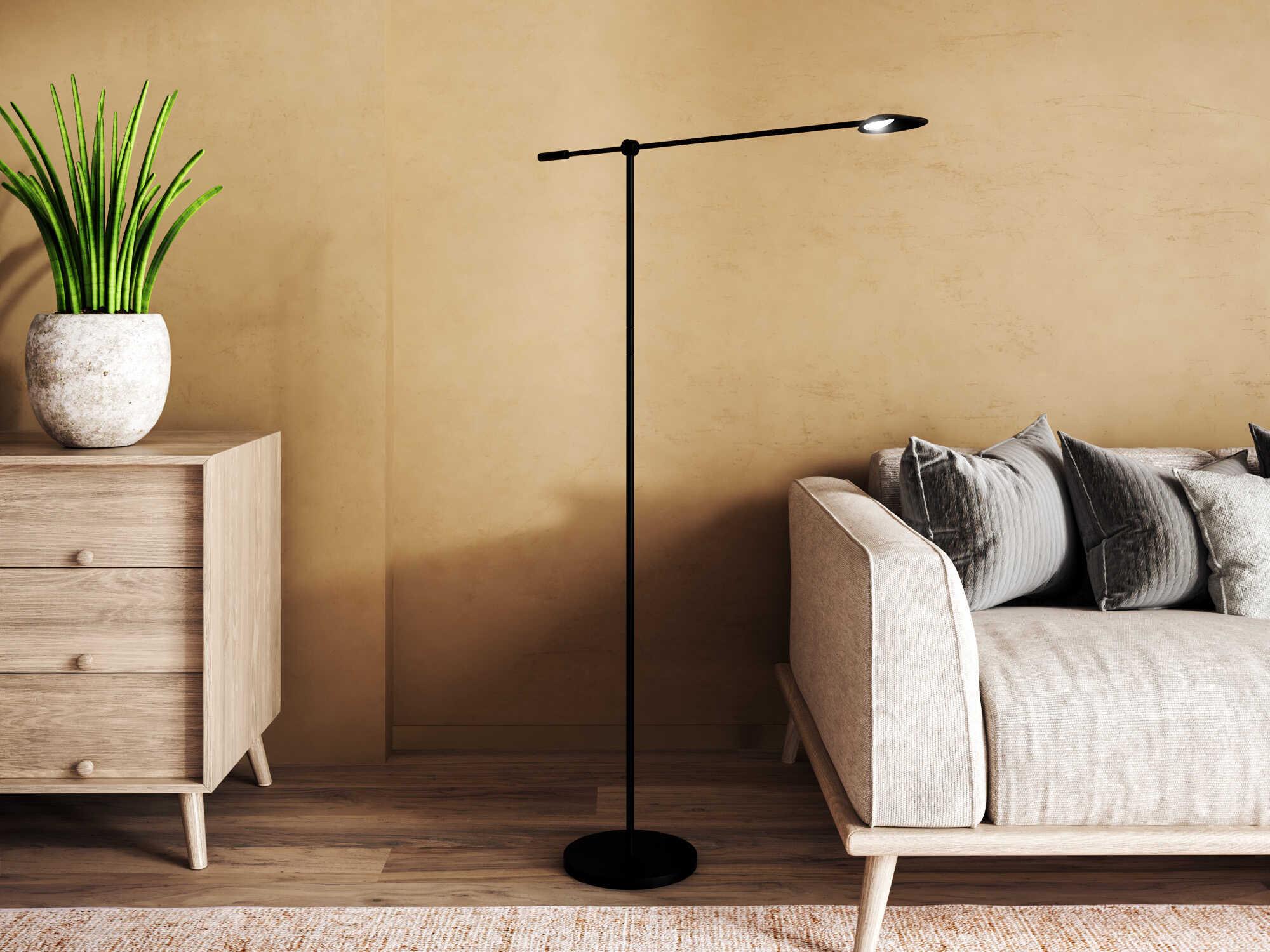 Kuzco Lighting Rotaire Black Floor Lamp