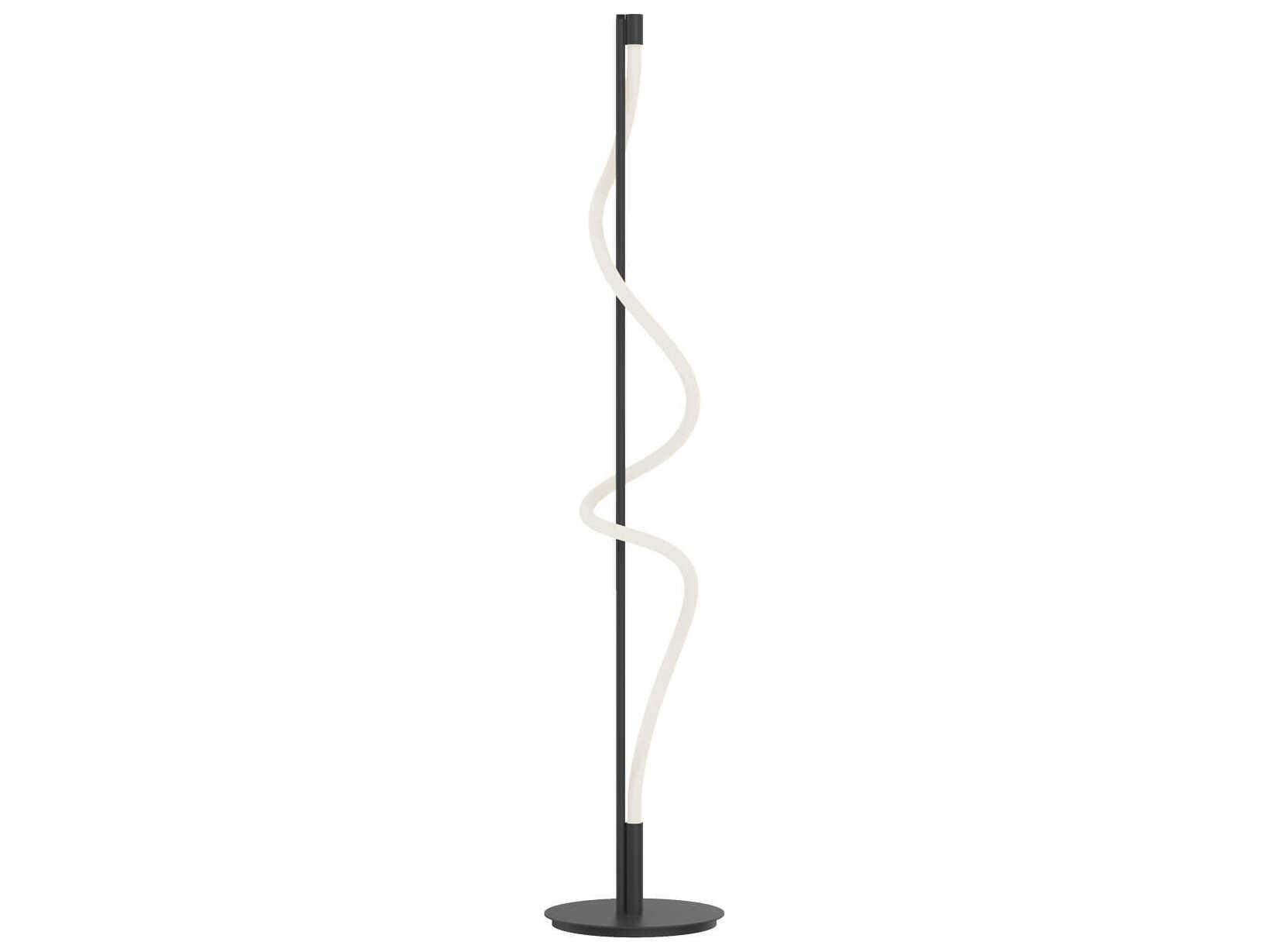 Kuzco Lighting Cursive Black Floor Lamp