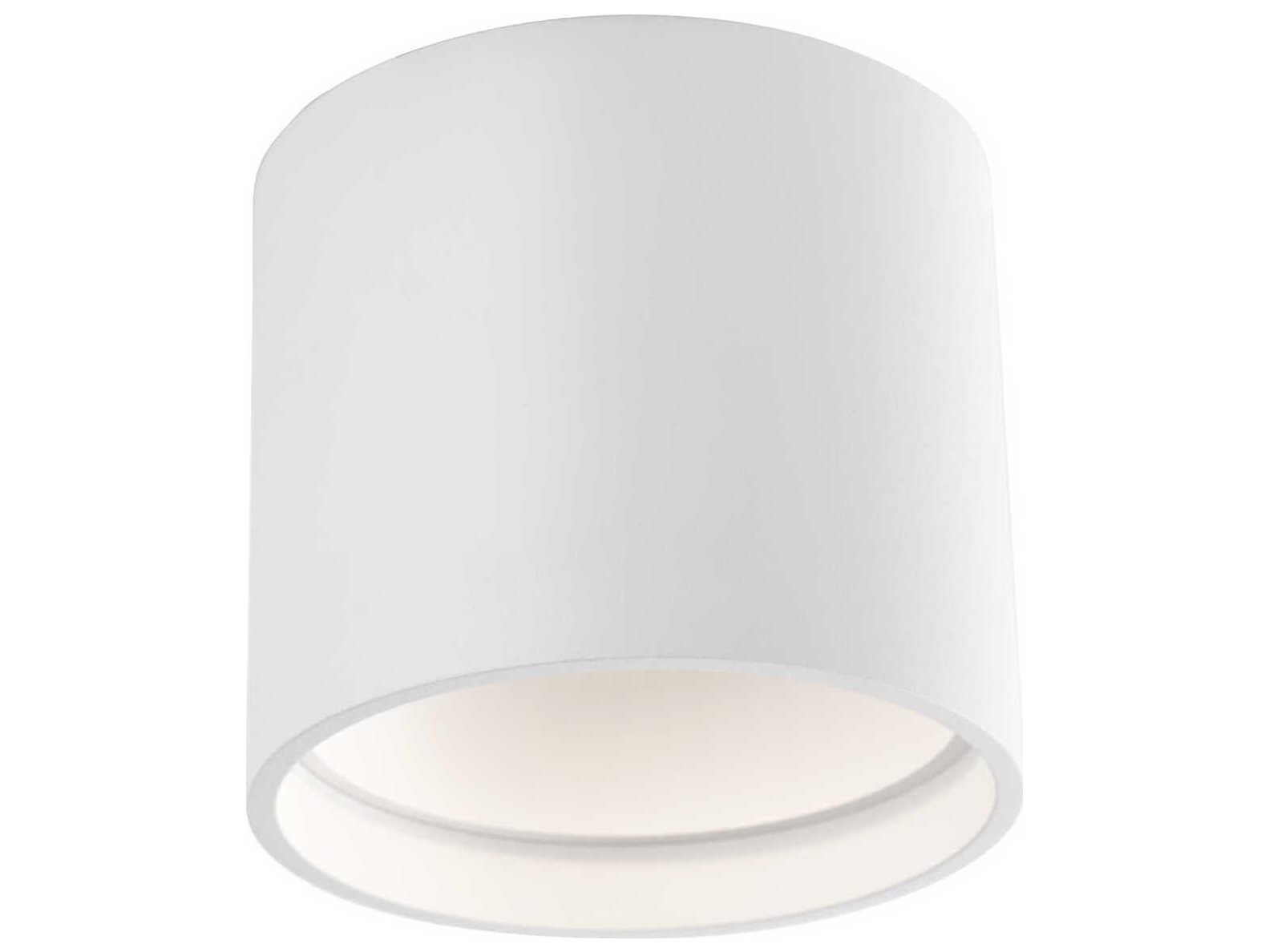 Kuzco Lighting Falco White Cylinder Flush Mount