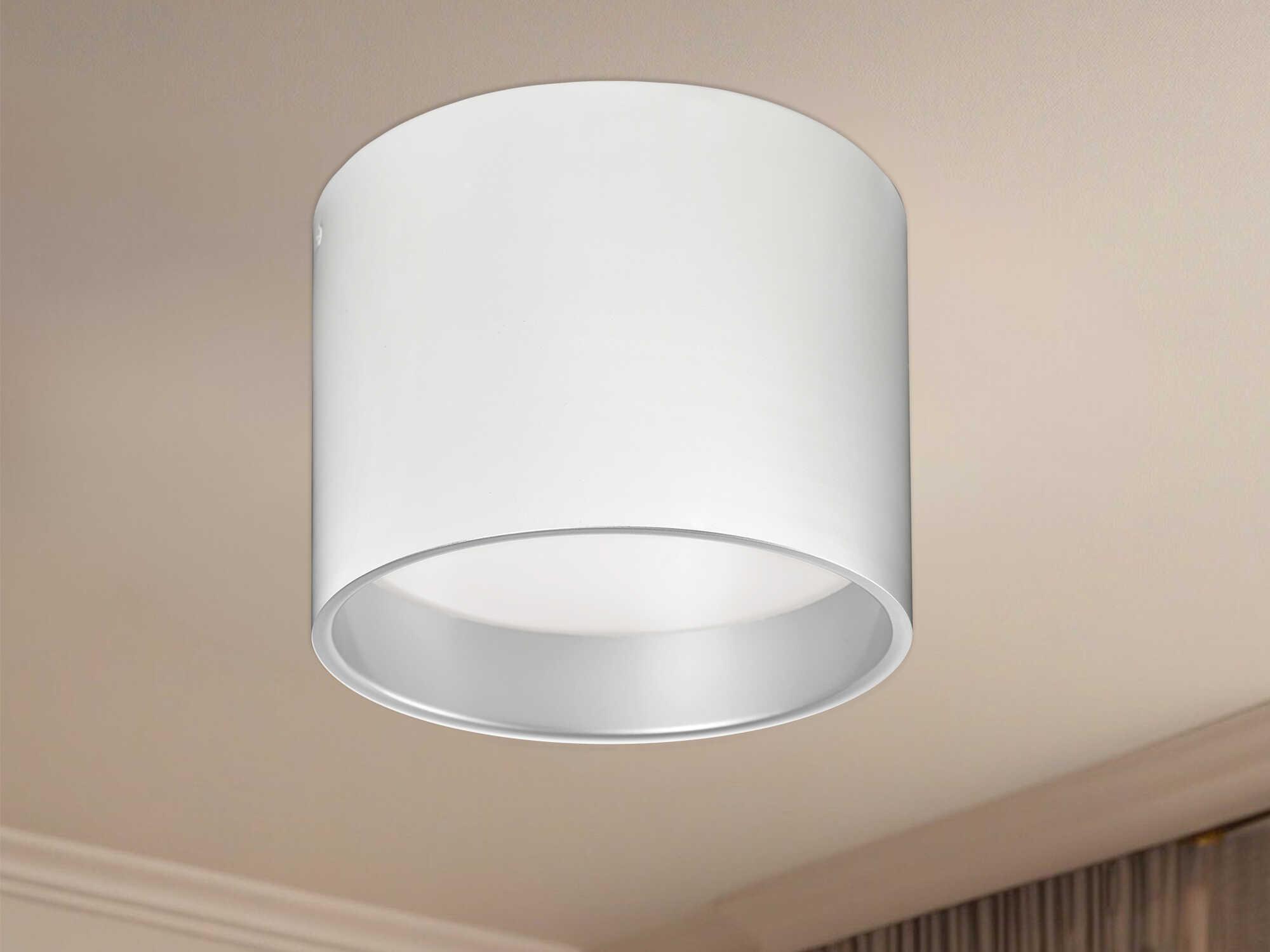 Kuzco Lighting Mousinni White Round Flush Mount