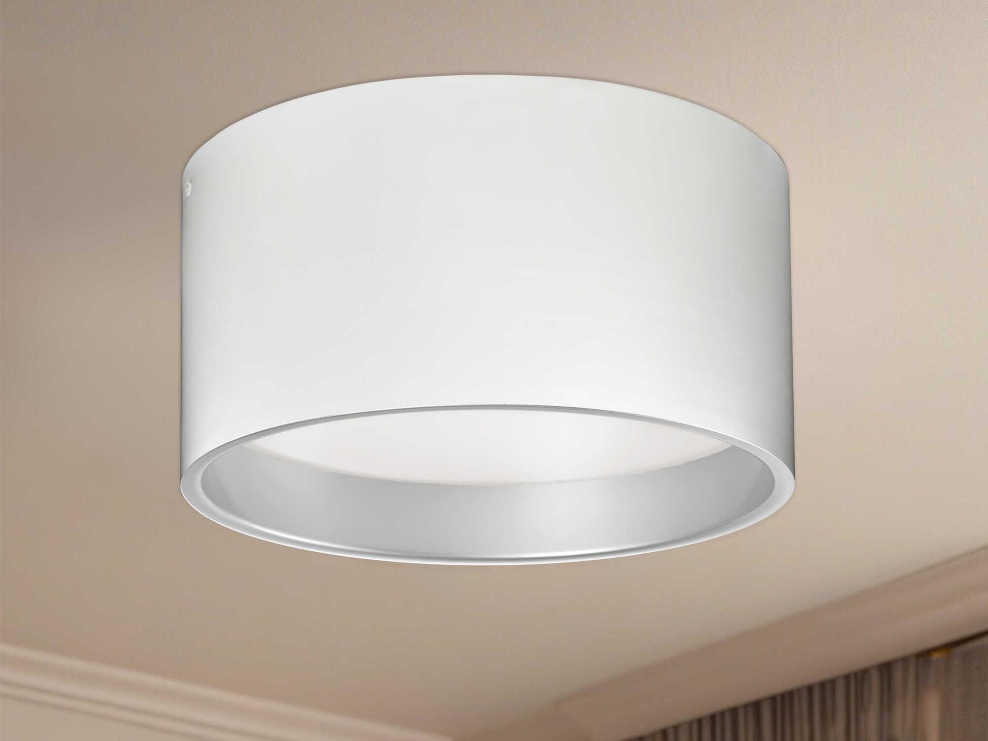 Kuzco Lighting Mousinni White Round Flush Mount