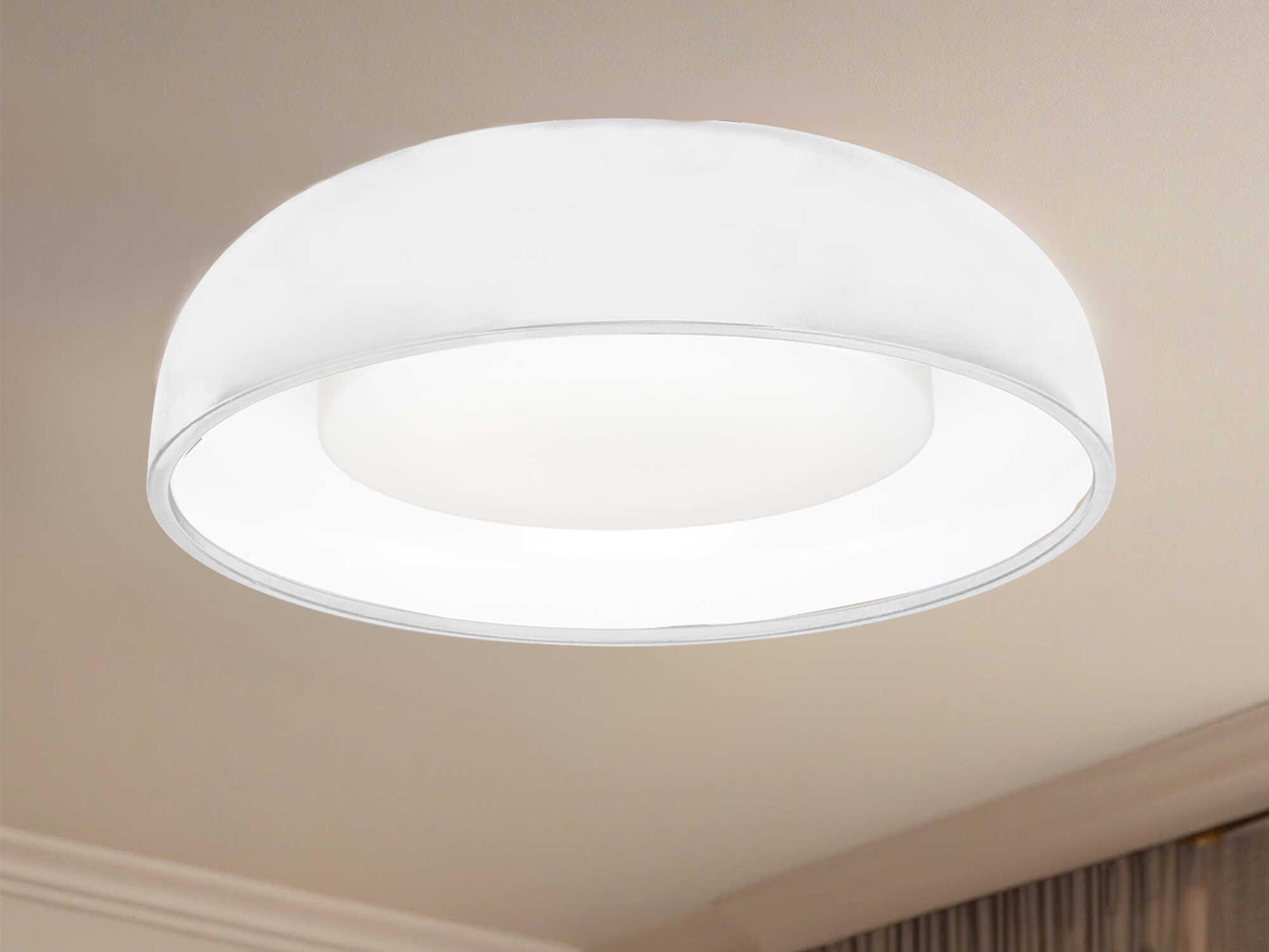 Kuzco Lighting Beacon White Round Flush Mount
