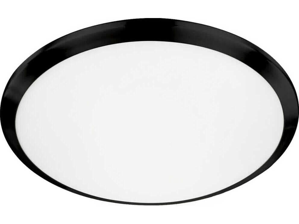 Kuzco Lighting Malta Black Round Flush Mount