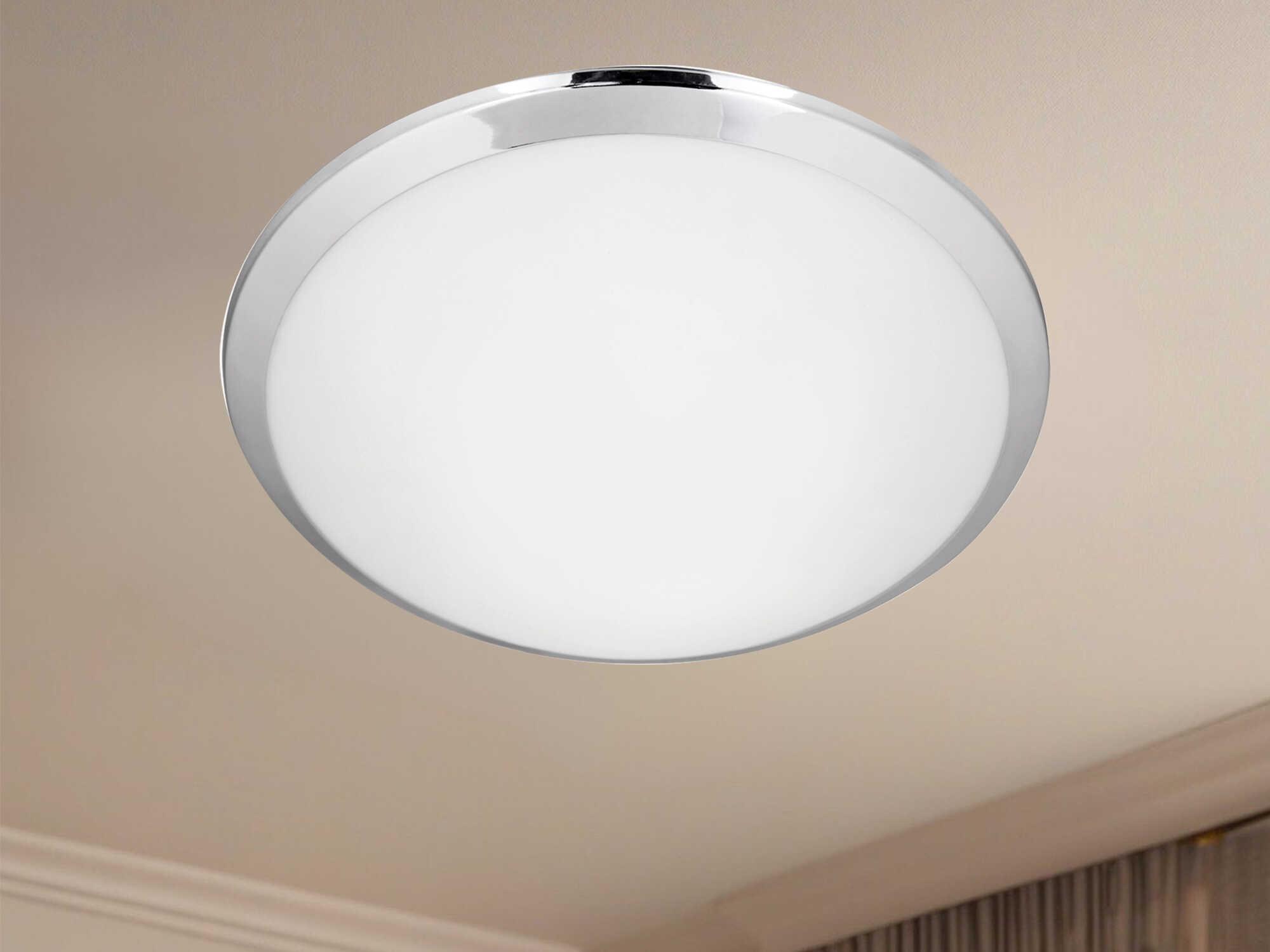 Kuzco Lighting Malta Chrome Round Flush Mount