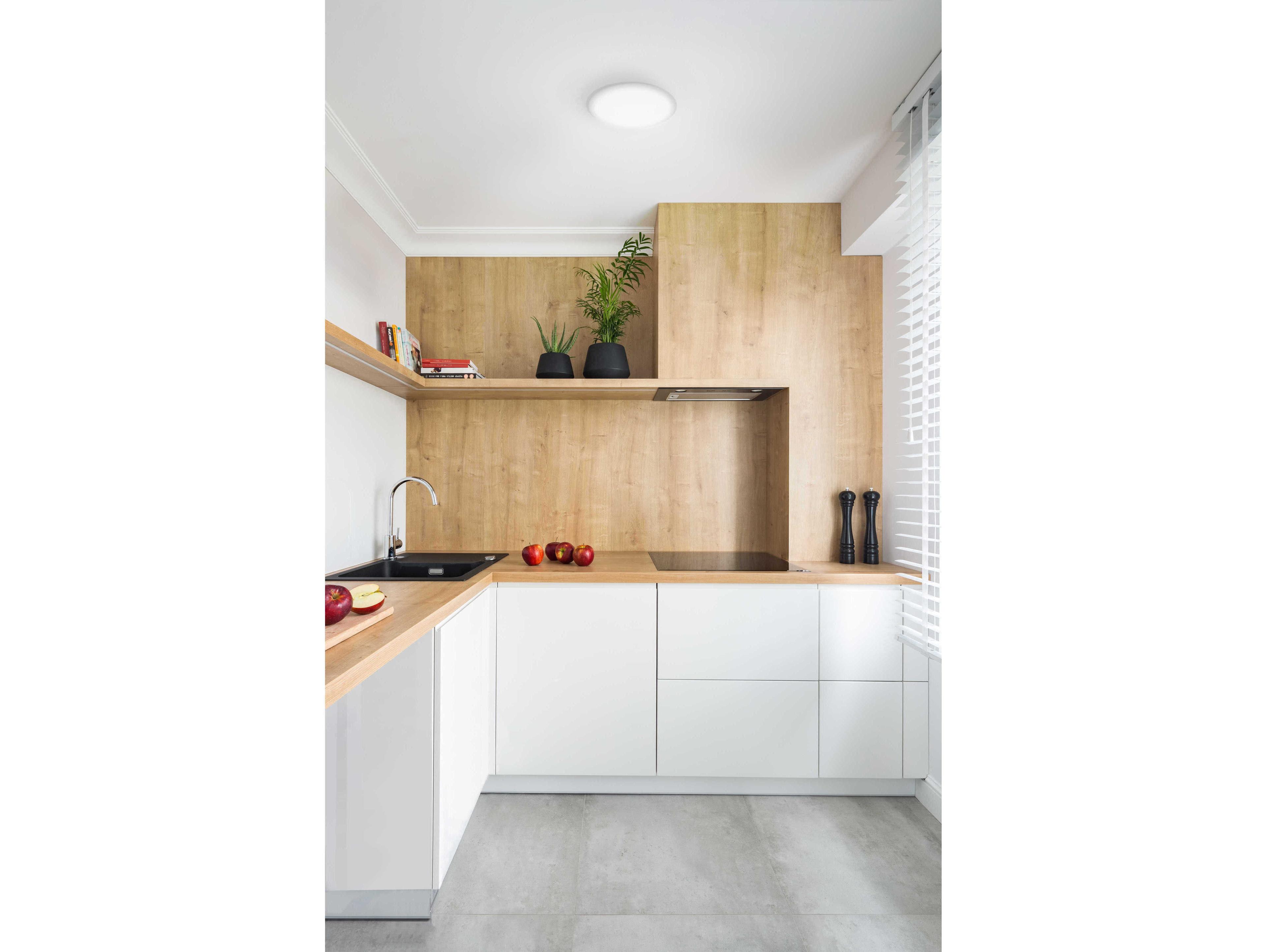 Kuzco Lighting Malta White Round Flush Mount