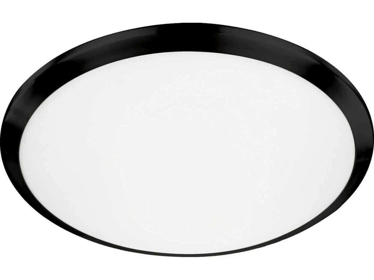 Kuzco Lighting Malta Black Round Flush Mount