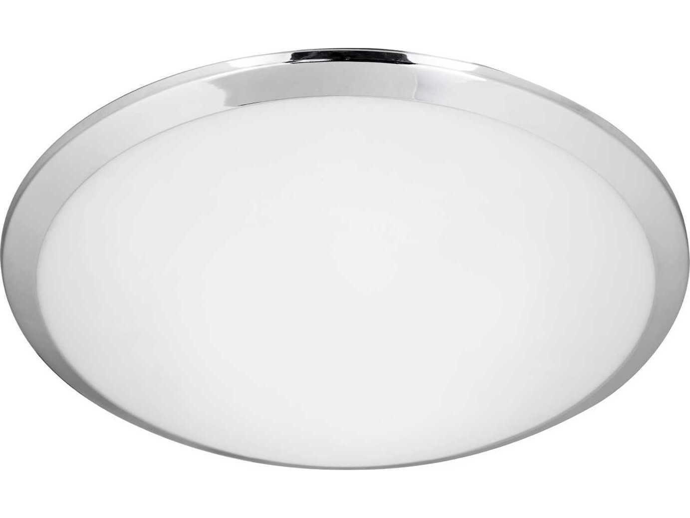 Kuzco Lighting Malta Chrome Round Flush Mount