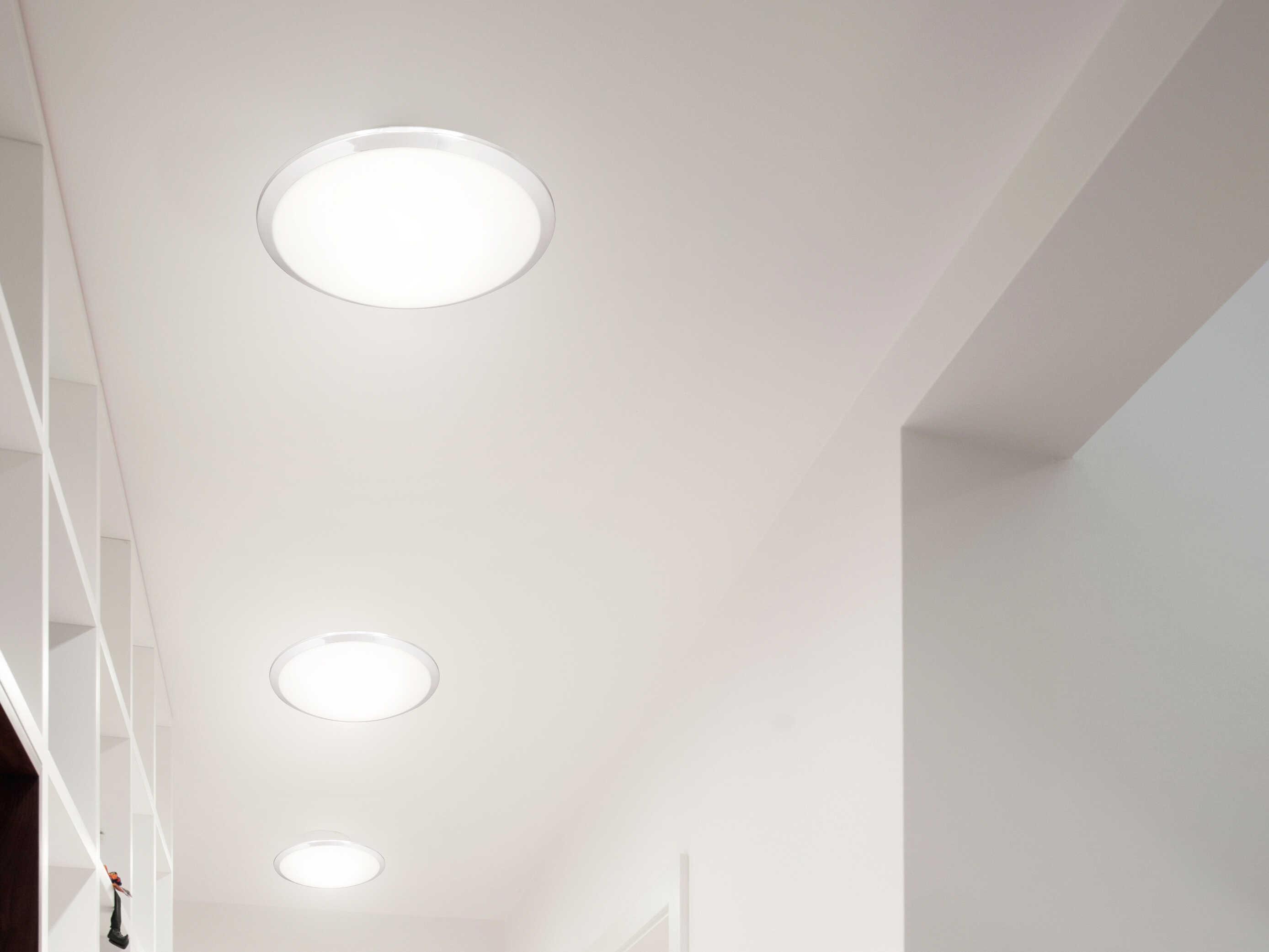 Kuzco Lighting Malta Chrome Round Flush Mount