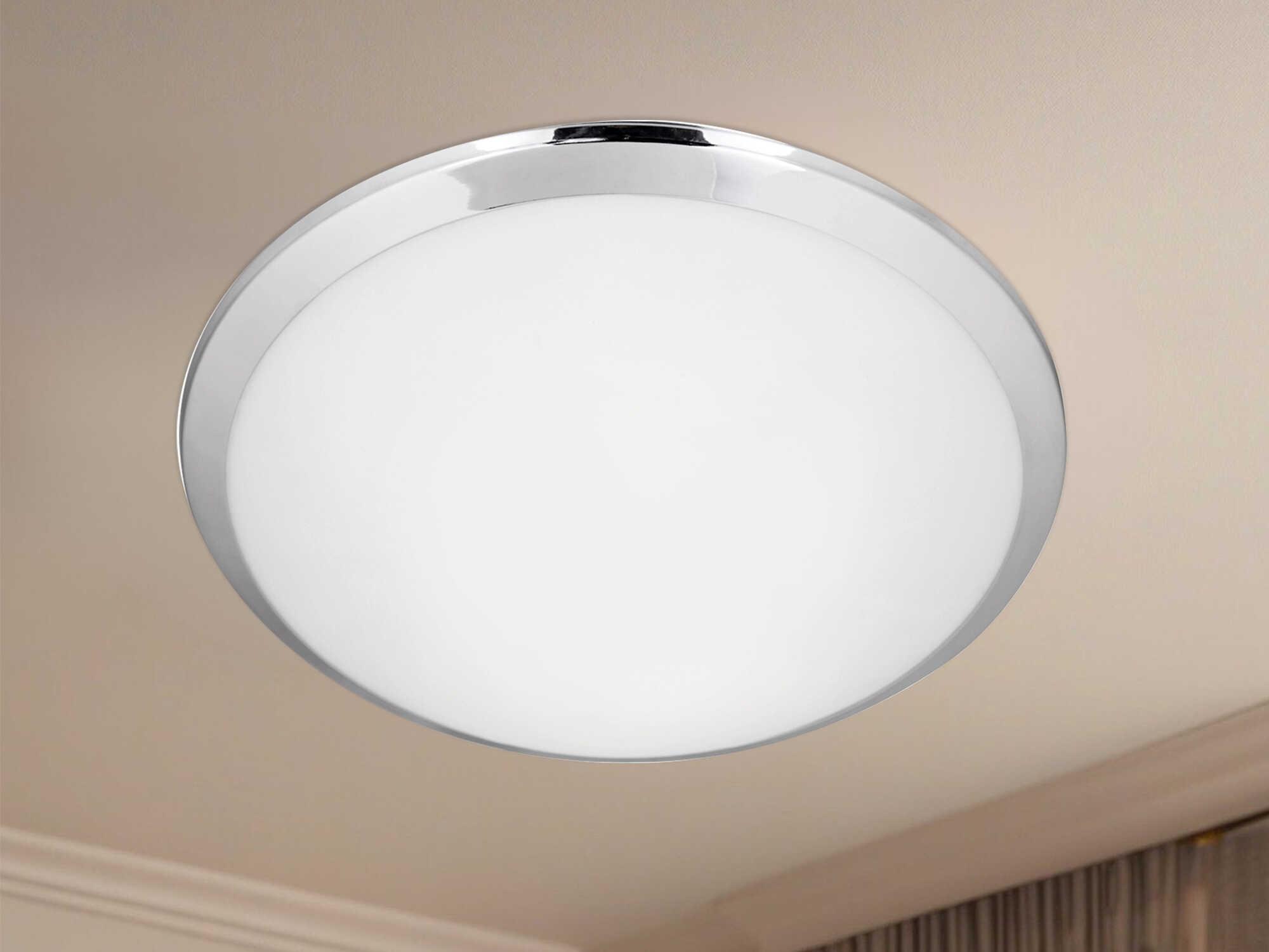 Kuzco Lighting Malta Chrome Round Flush Mount