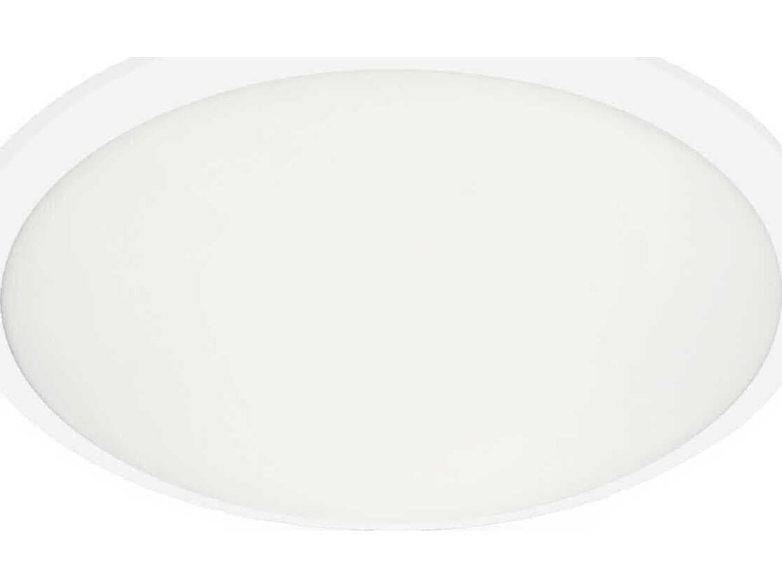 Kuzco Lighting Malta White Round Flush Mount