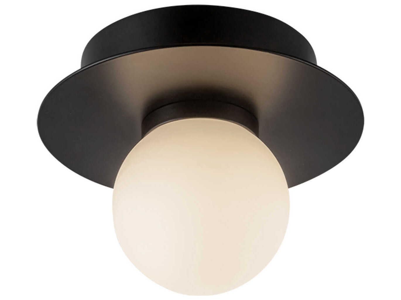 Kuzco Lighting Elixir Black Globe Flush Mount