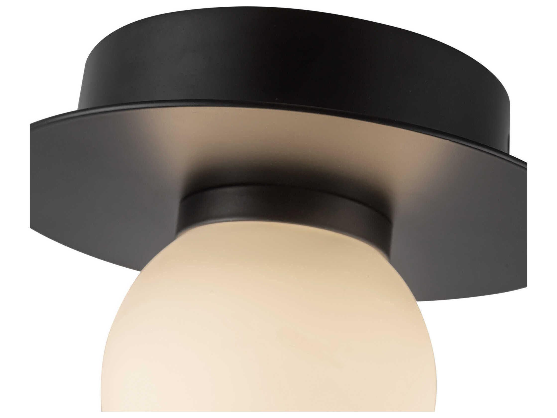 Kuzco Lighting Elixir Black Globe Flush Mount