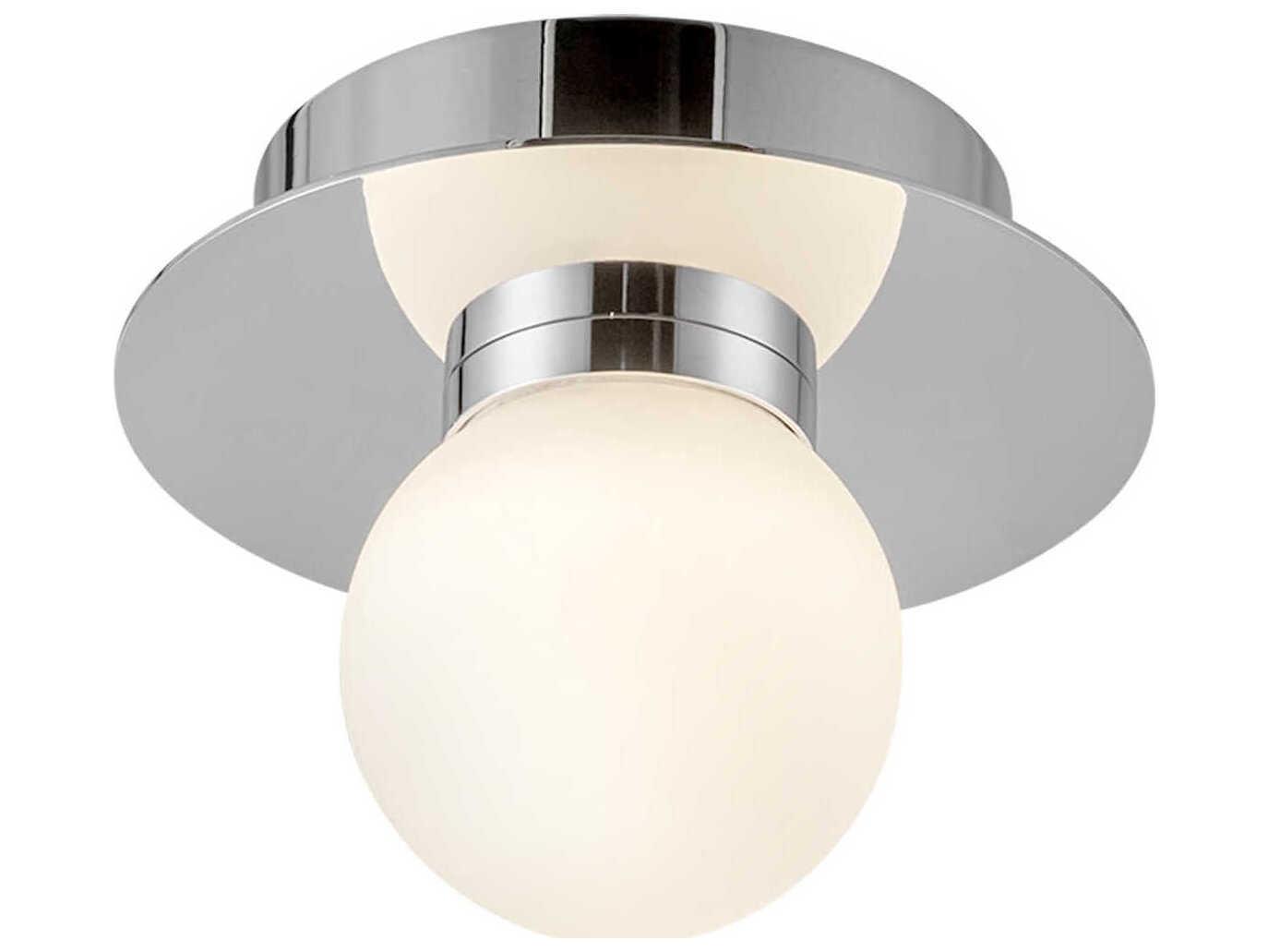 Kuzco Lighting Elixir Chrome Globe Flush Mount