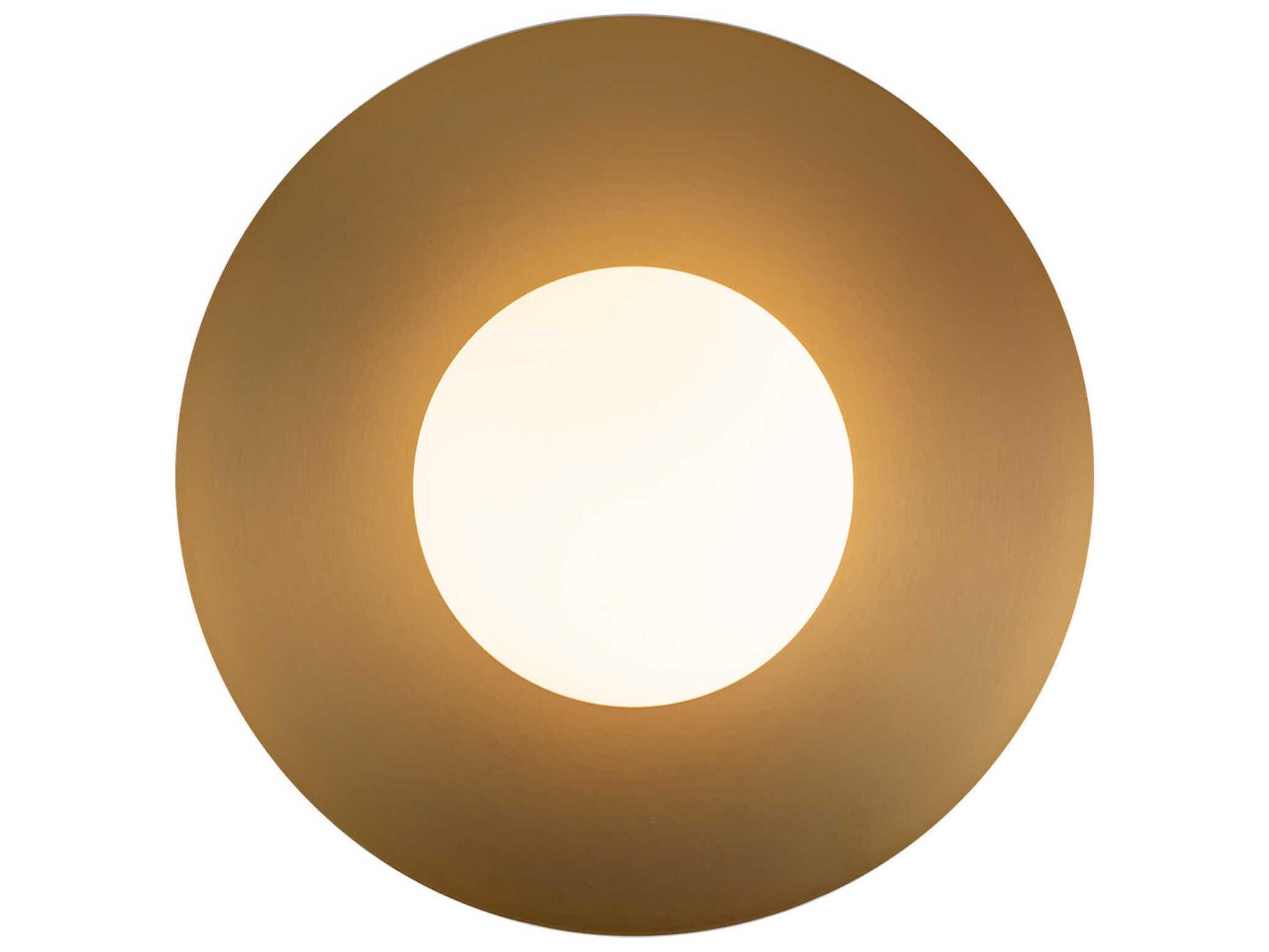 Kuzco Lighting Elixir Brushed Gold Globe Flush Mount
