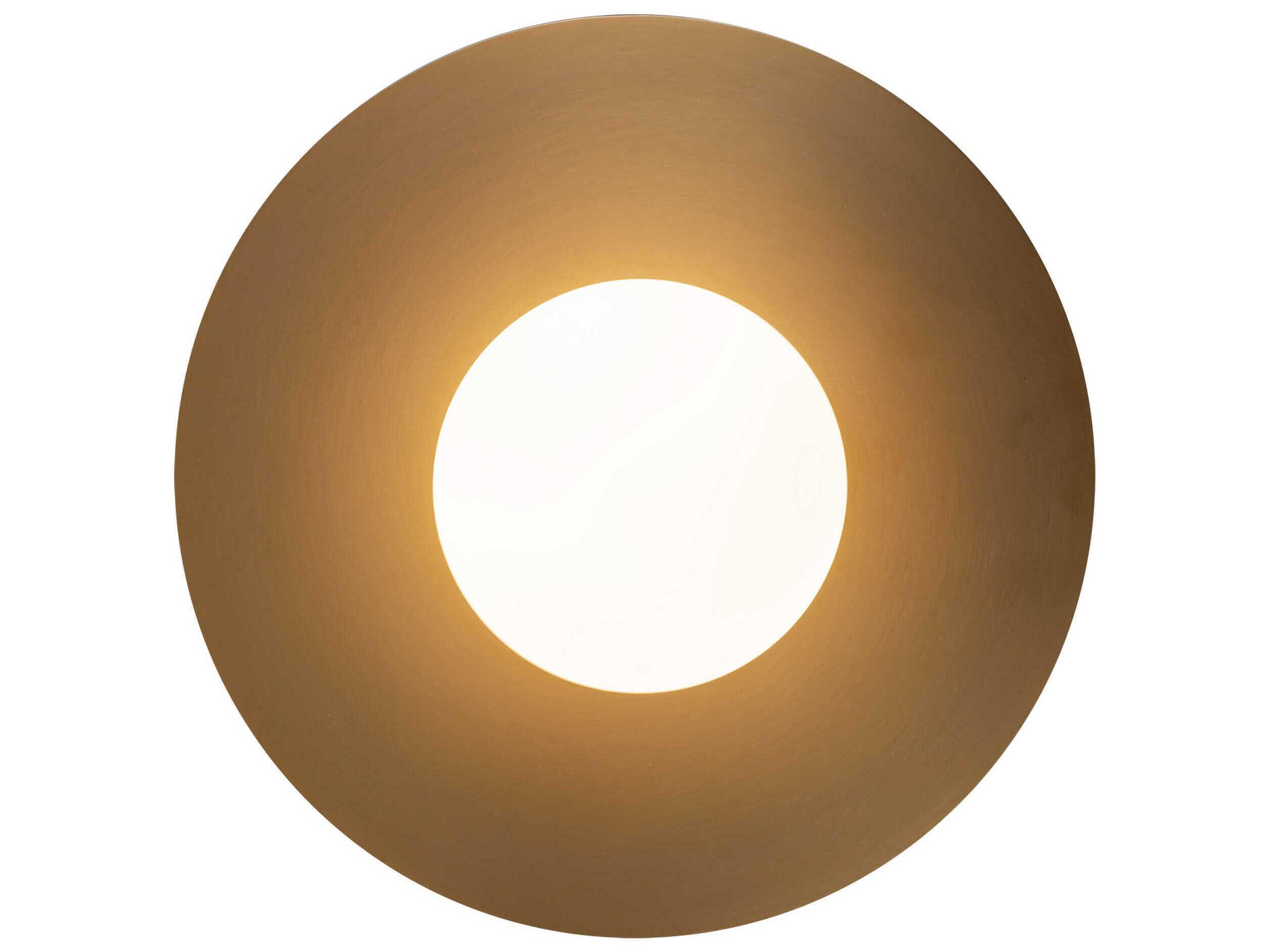 Kuzco Lighting Elixir Brushed Gold Globe Flush Mount