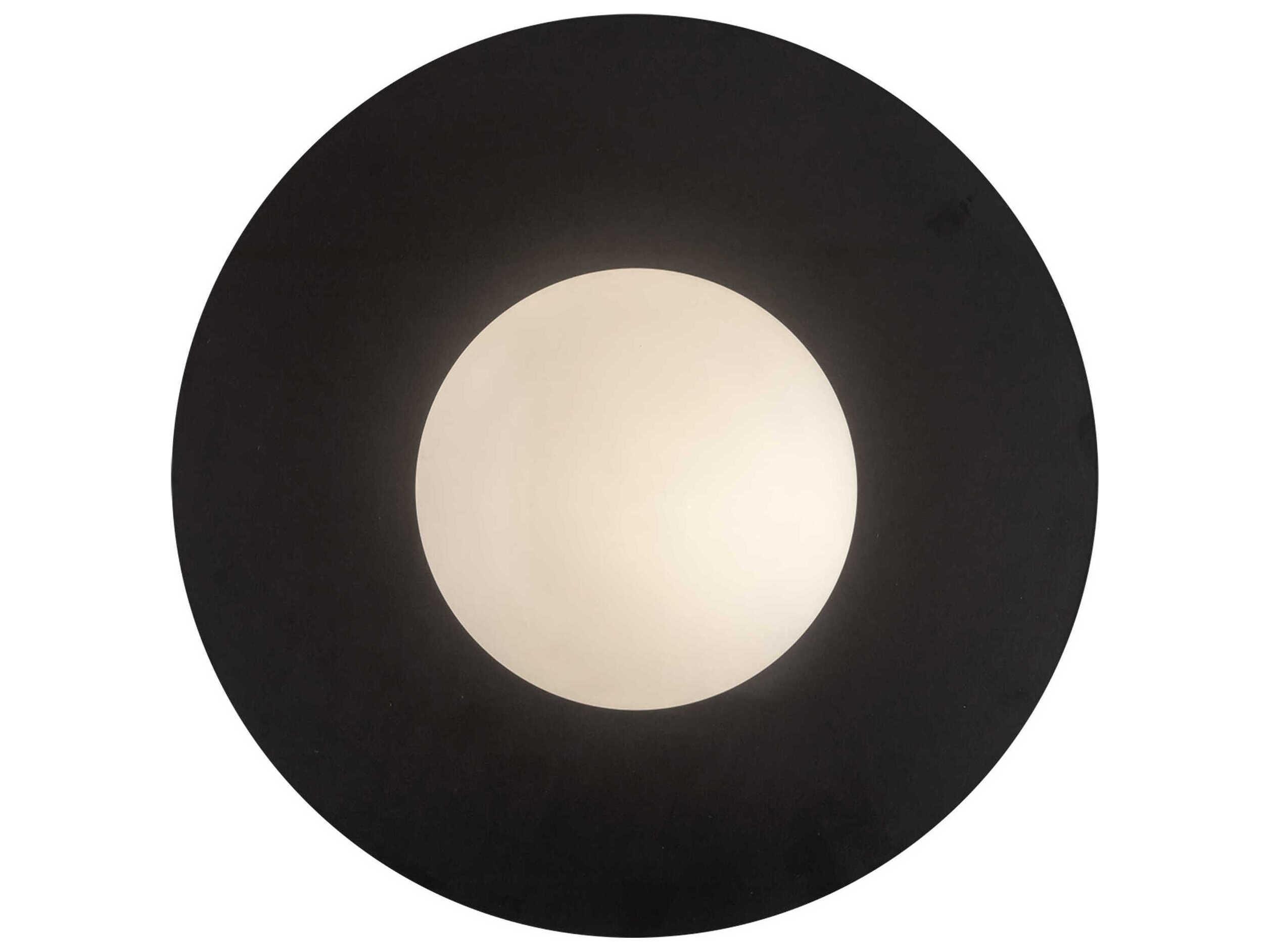 Kuzco Lighting Elixir Black Globe Flush Mount