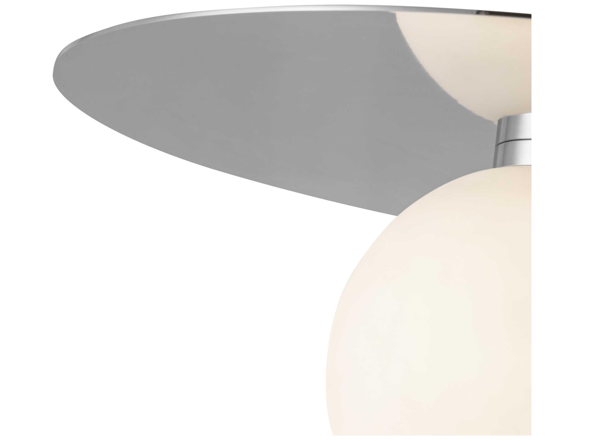 Kuzco Lighting Elixir Chrome Globe Flush Mount