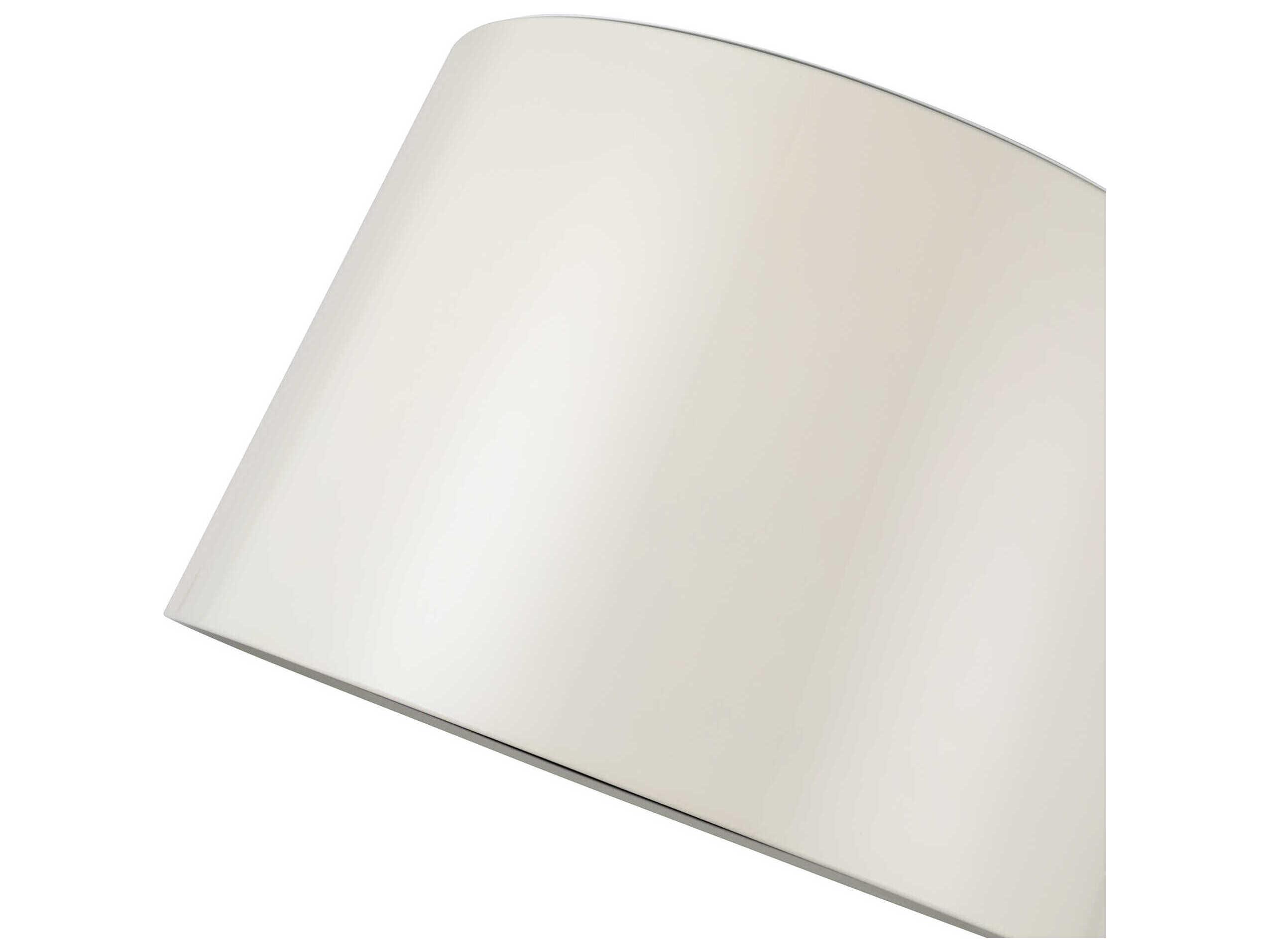 Kuzco Lighting Etta Pearl White Drum Flush Mount