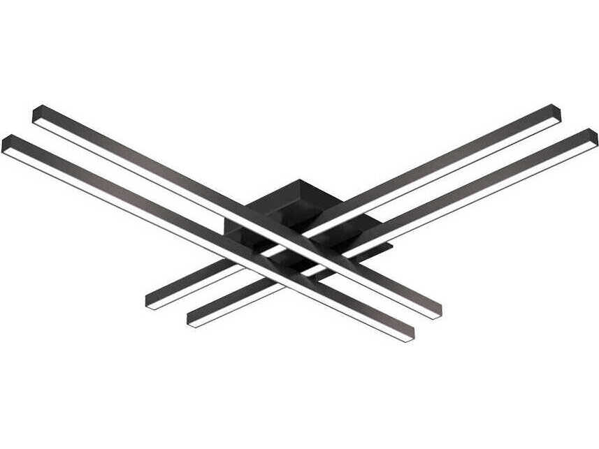 Kuzco Lighting Vega Minor Black Linear Flush Mount