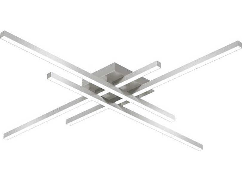 Kuzco Lighting Vega Minor Brushed Nickel Linear Flush Mount