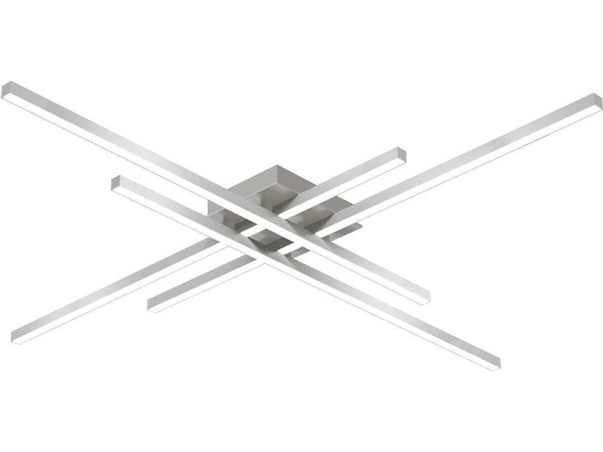Kuzco Lighting Vega Minor Brushed Nickel Linear Flush Mount