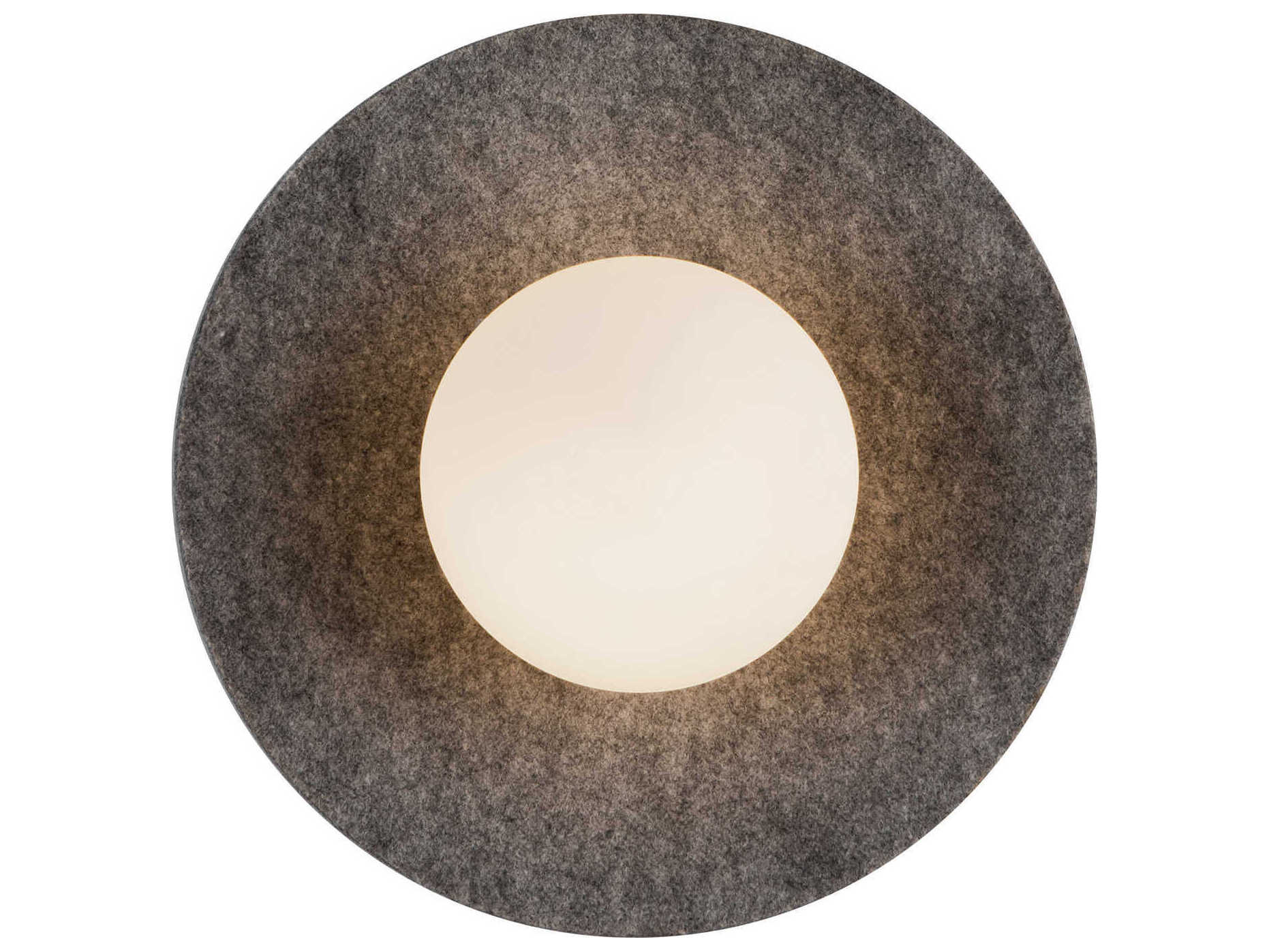 Kuzco Lighting Cruz Gray Round Flush Mount