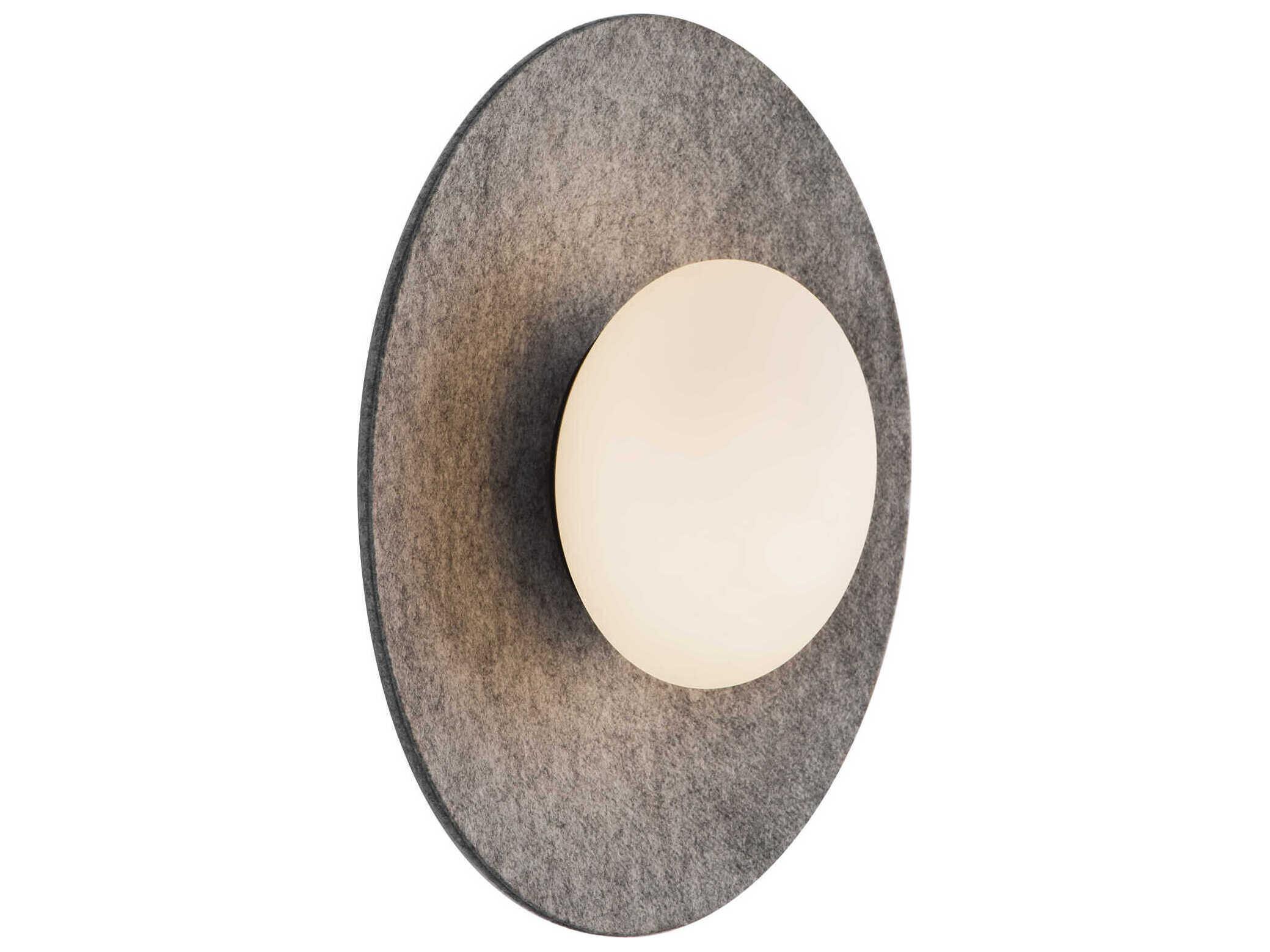 Kuzco Lighting Cruz Gray Round Flush Mount