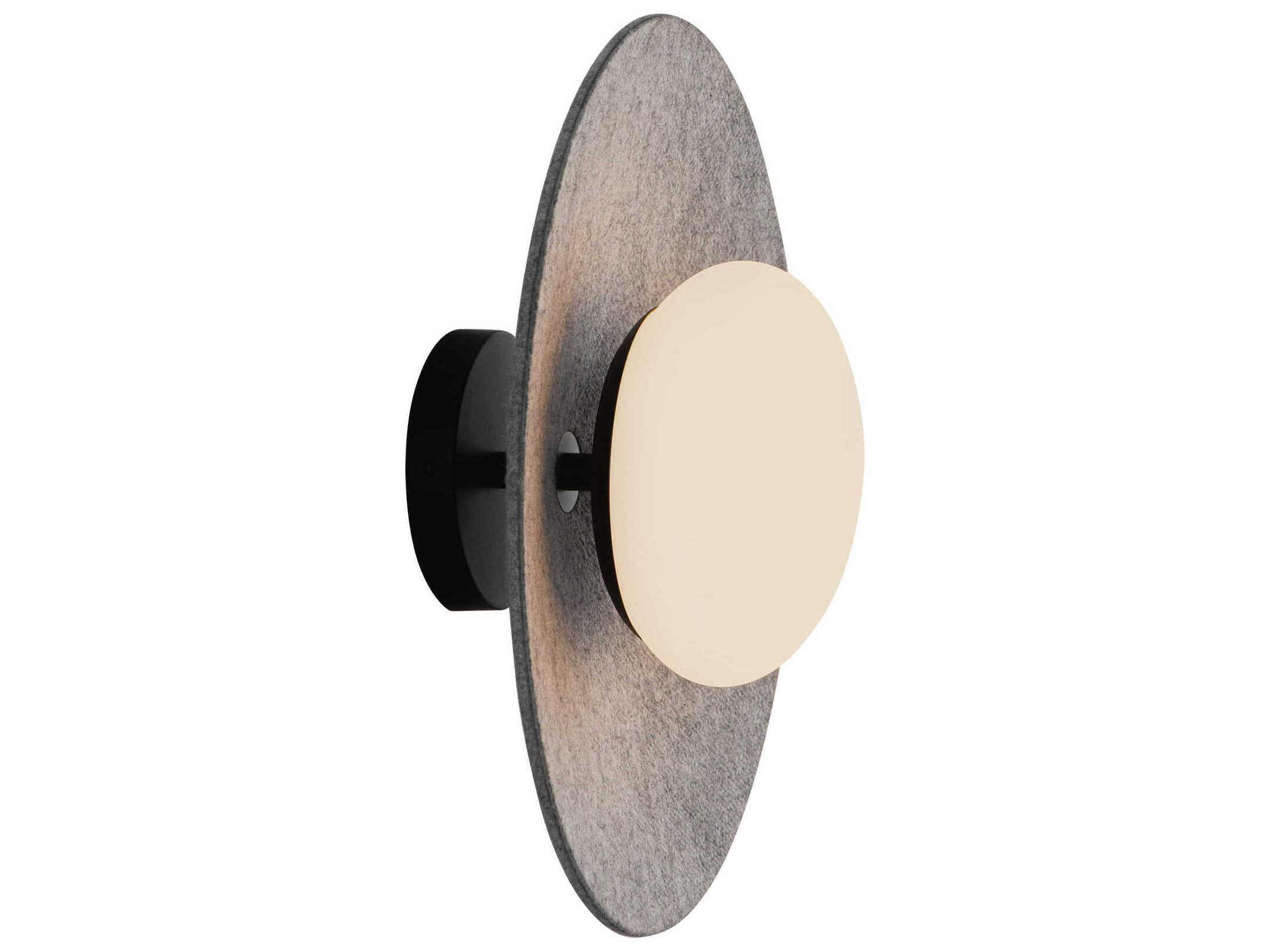 Kuzco Lighting Cruz Gray Round Flush Mount