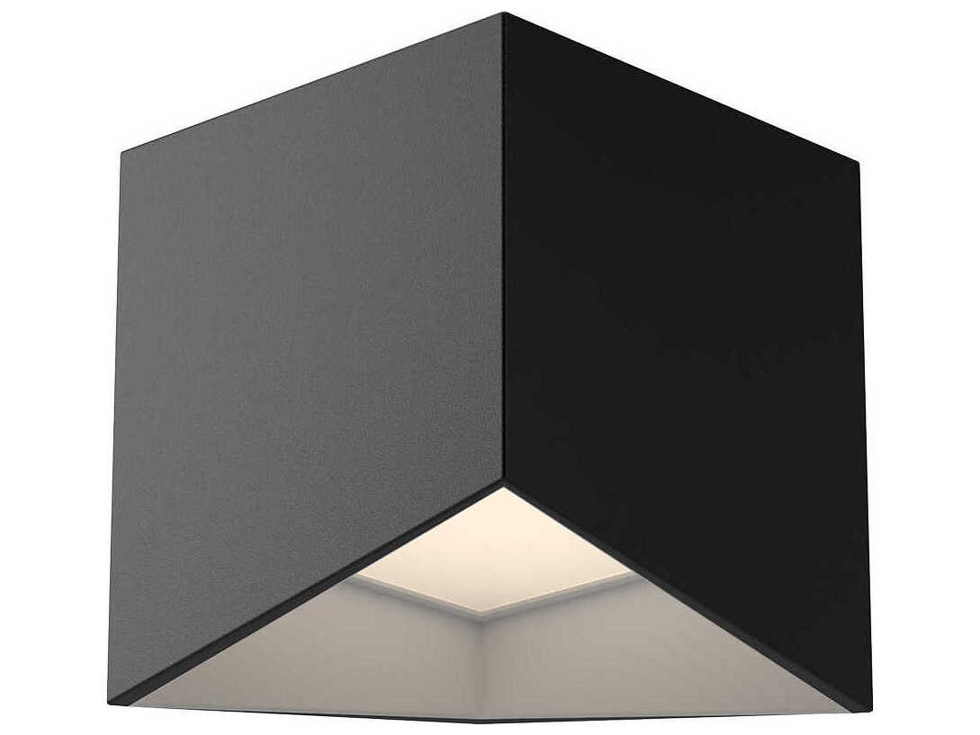 Kuzco Lighting Cubix Black White Flush Mount