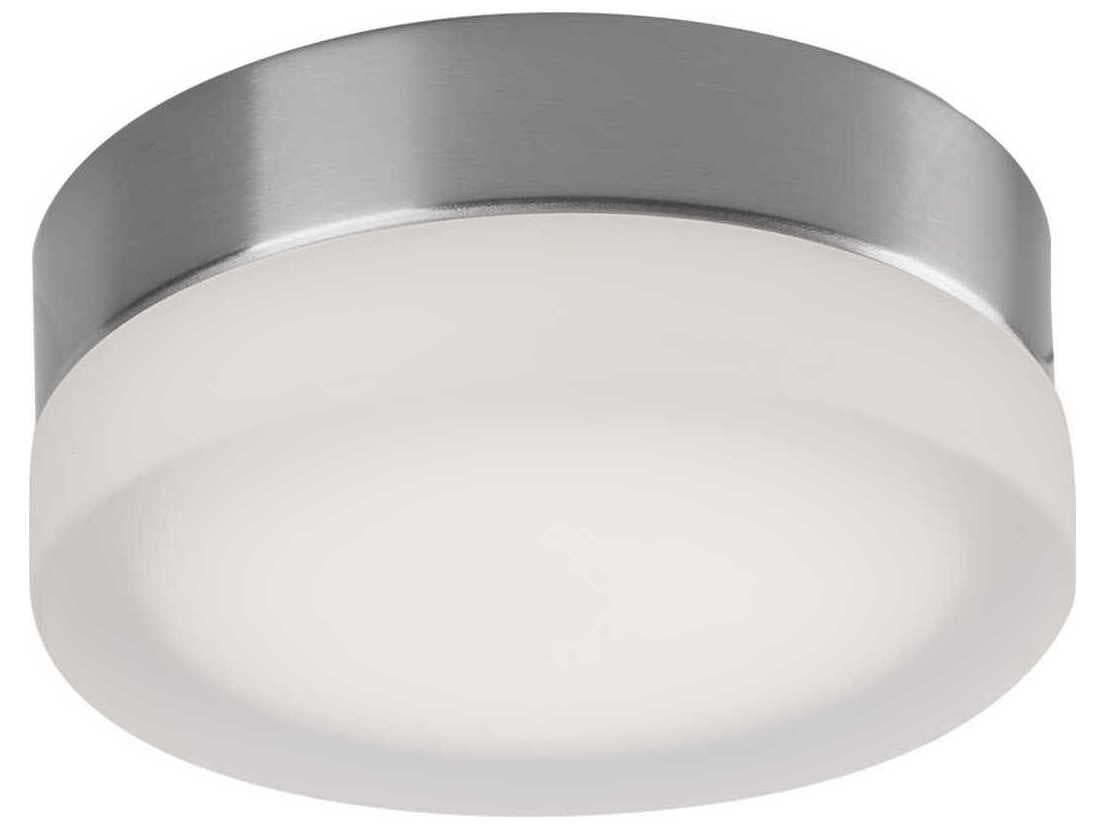 Kuzco Lighting Bedford Brushed Nickel Round Flush Mount