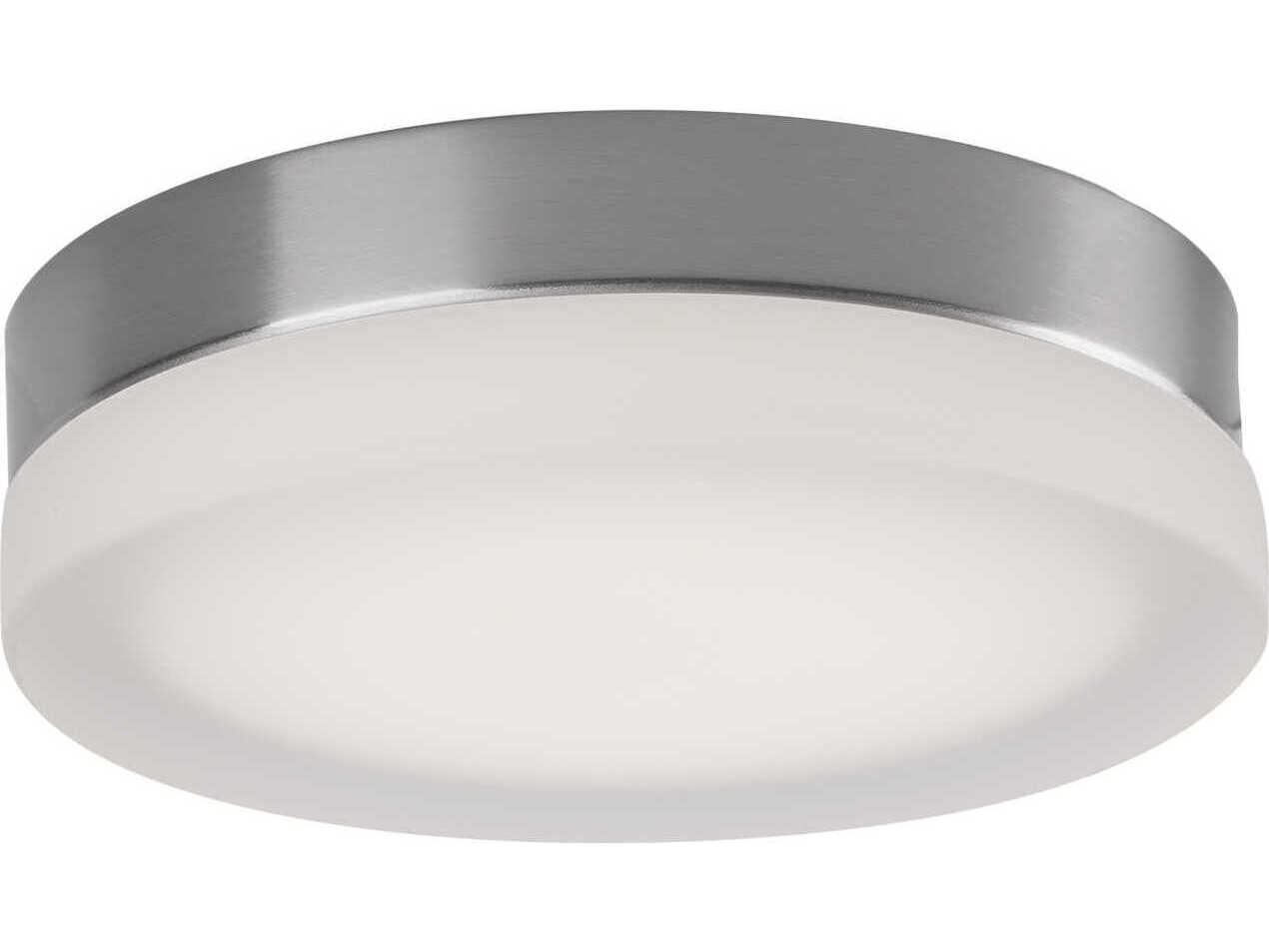Kuzco Lighting Bedford Brushed Nickel Round Flush Mount