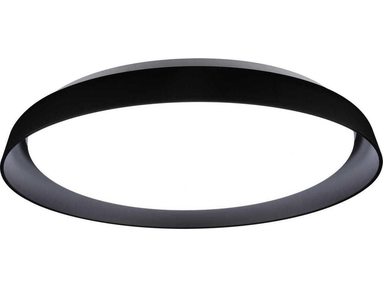 Kuzco Lighting Hampton Black Round Flush Mount