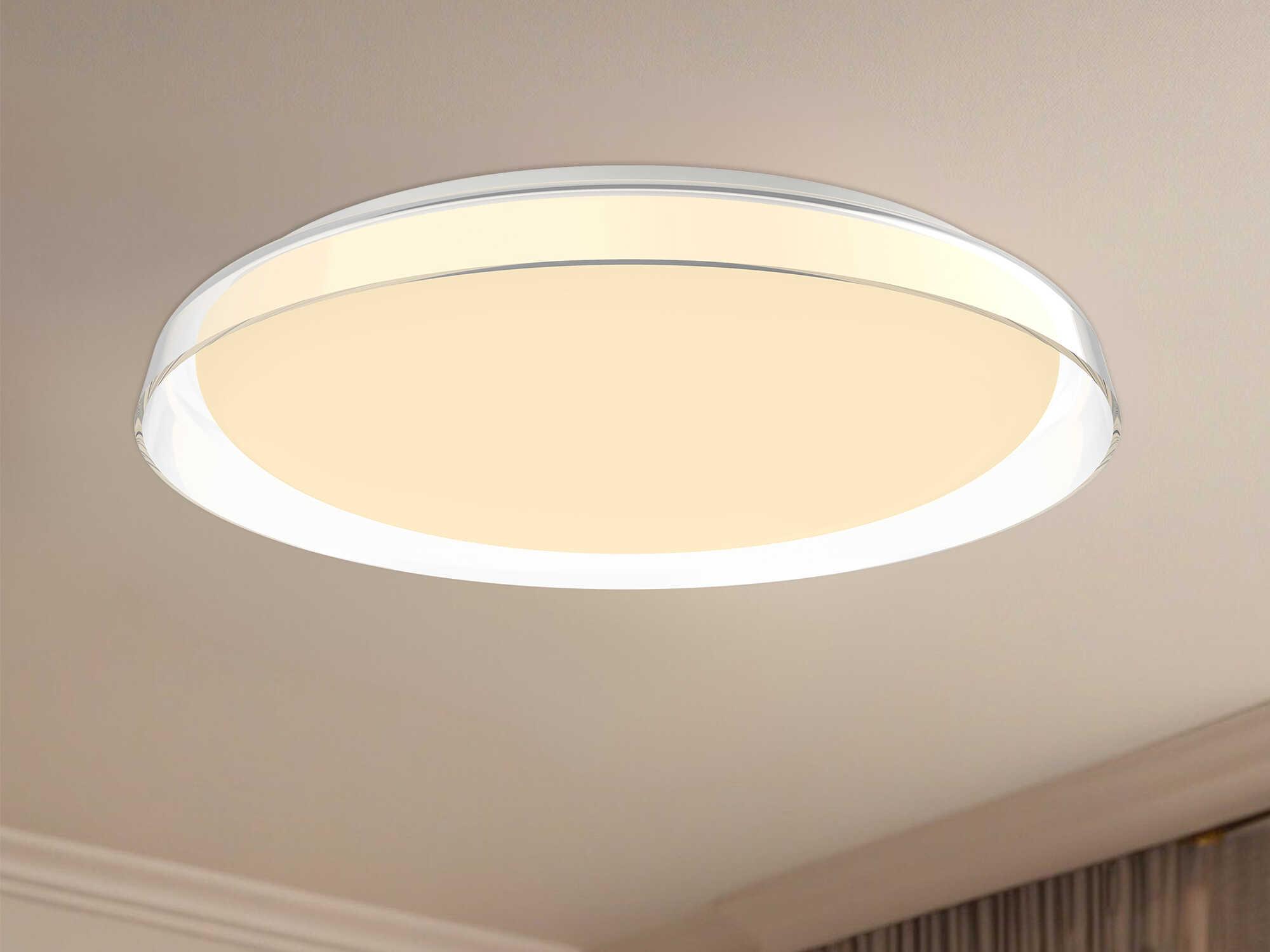 Kuzco Lighting Hampton Clear Round Flush Mount